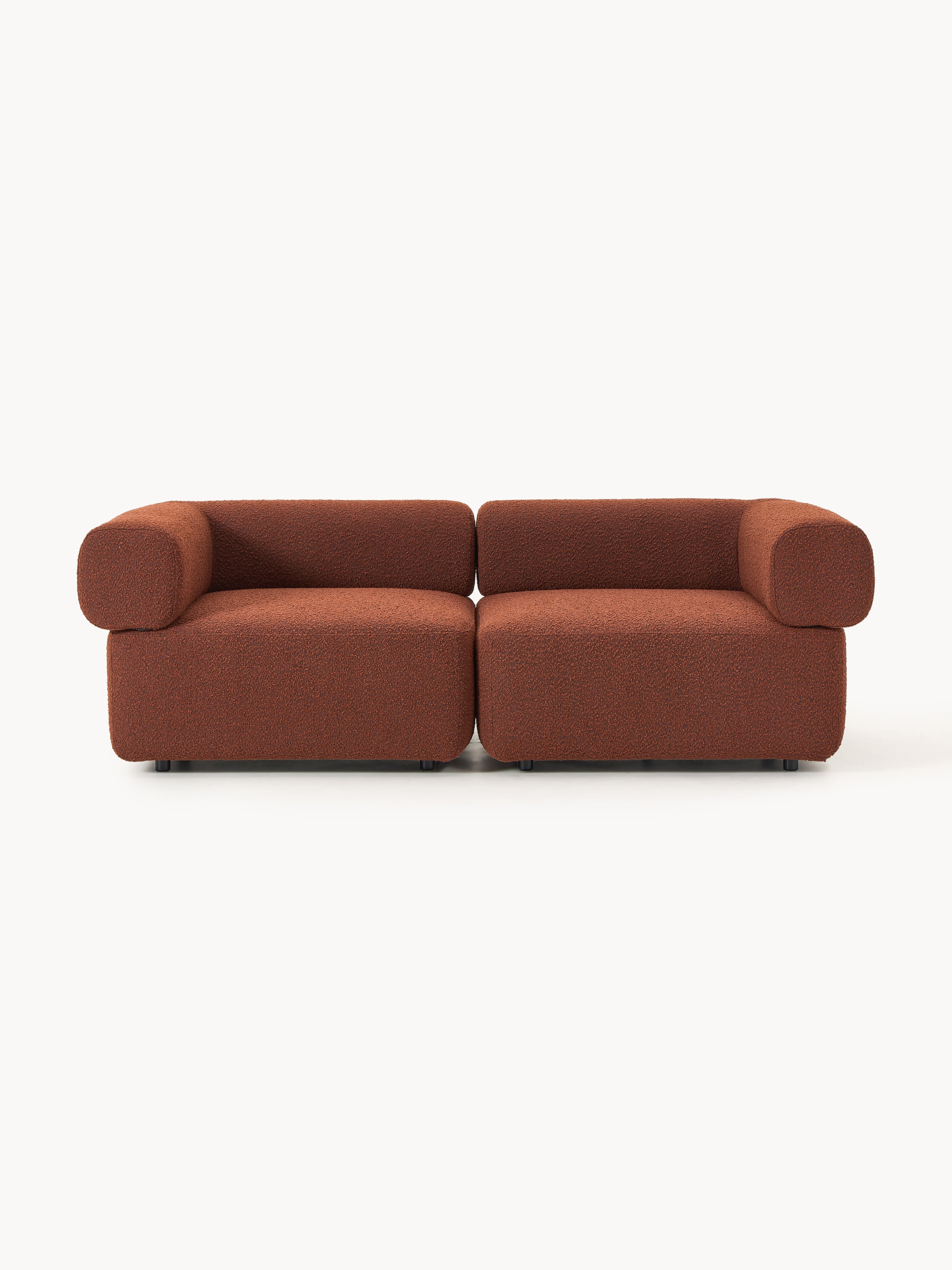 Galeriebild 1 - Modulares Bouclé-Sofa Anton (3-Sitzer)