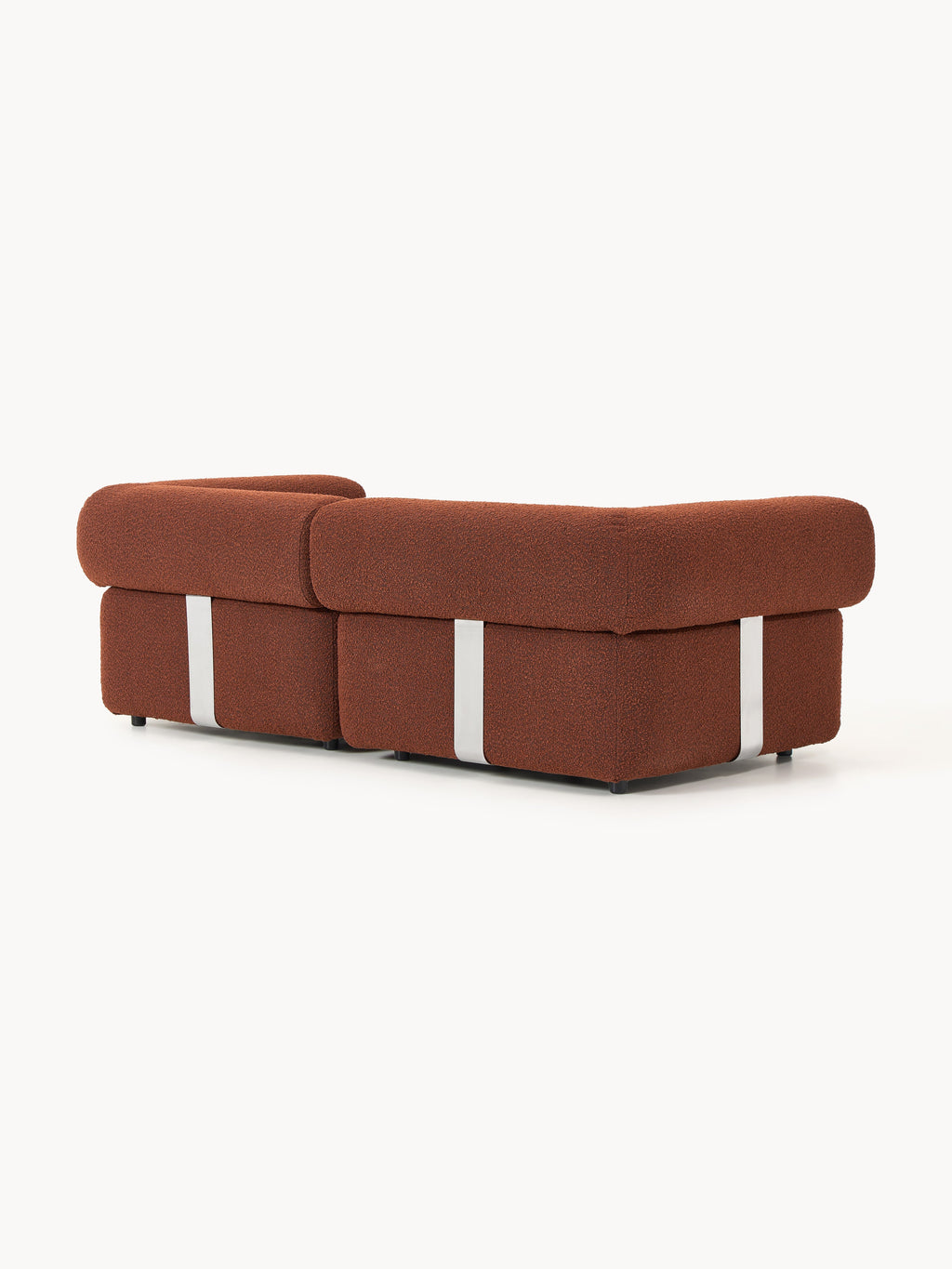 Modulares Bouclé-Sofa Anton (3-Sitzer)