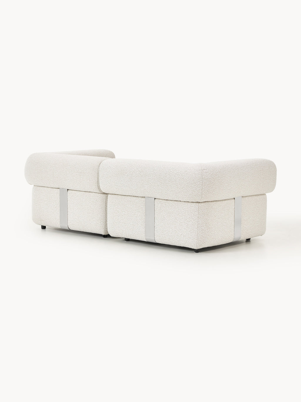 Modulares Bouclé-Sofa Anton (3-Sitzer)