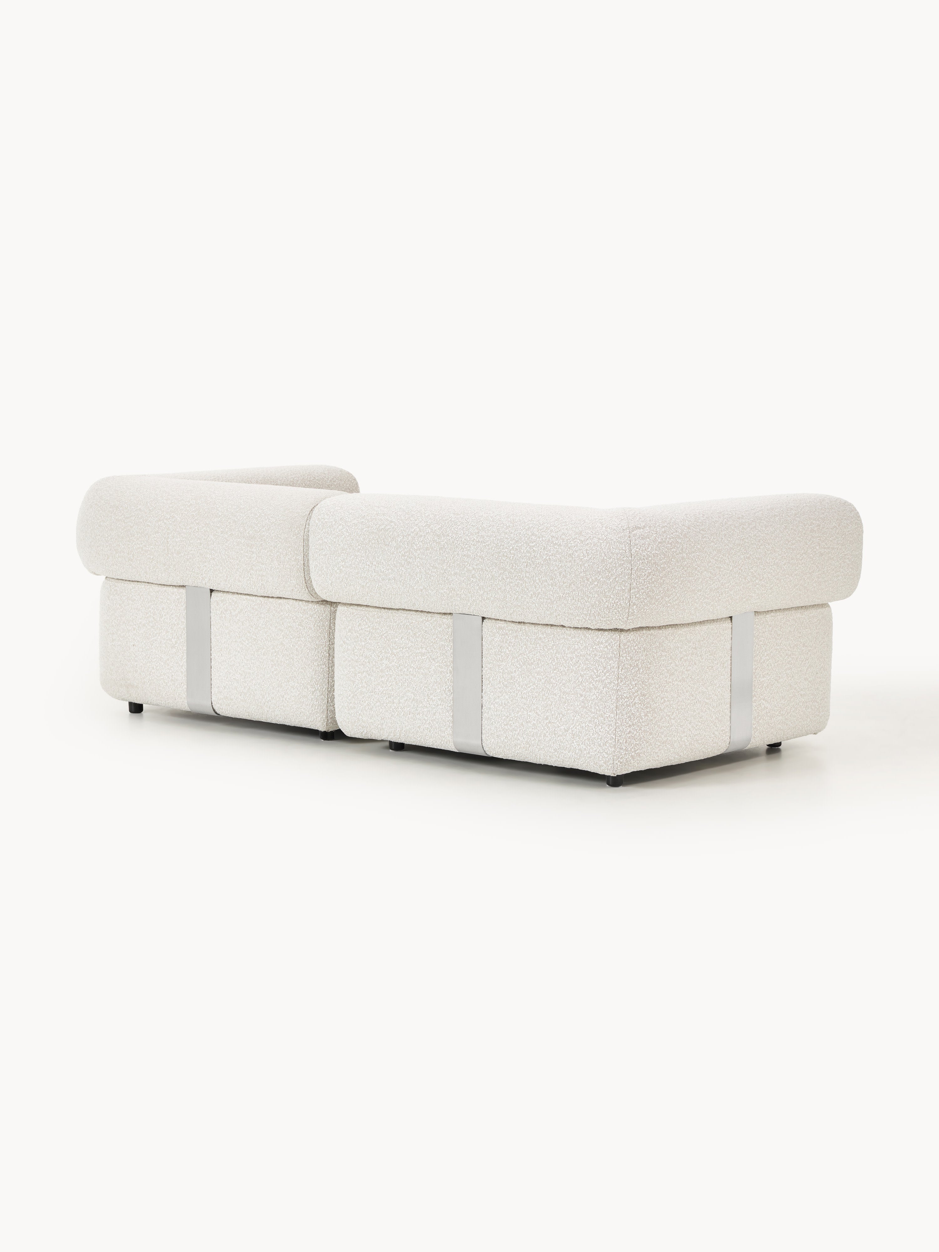 Modulares Bouclé-Sofa Anton (3-Sitzer)