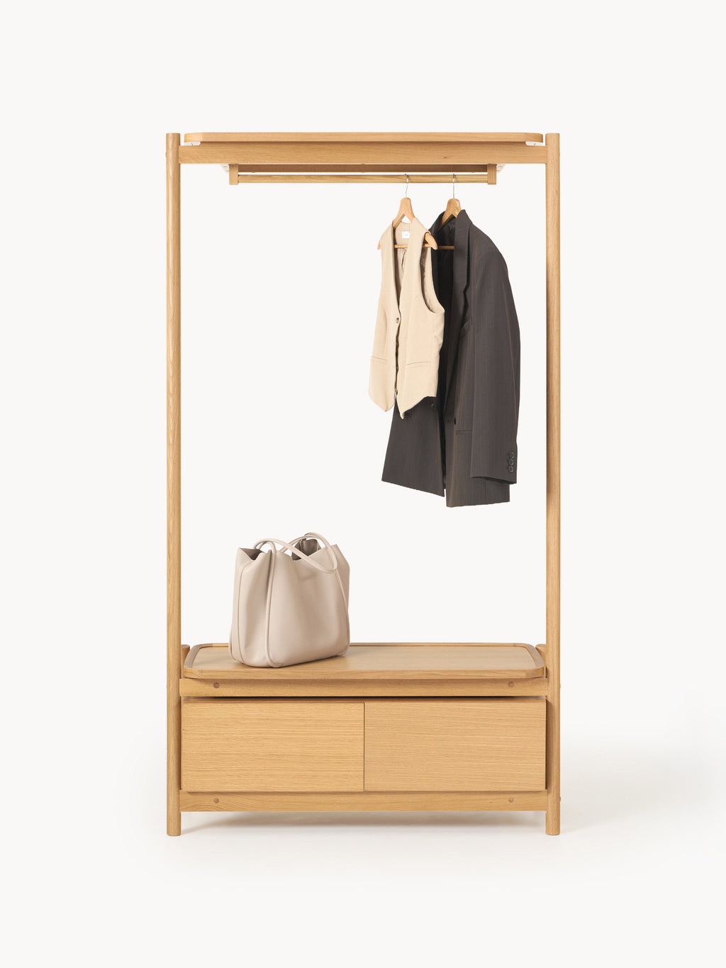 Holz-Standgarderobe Libby