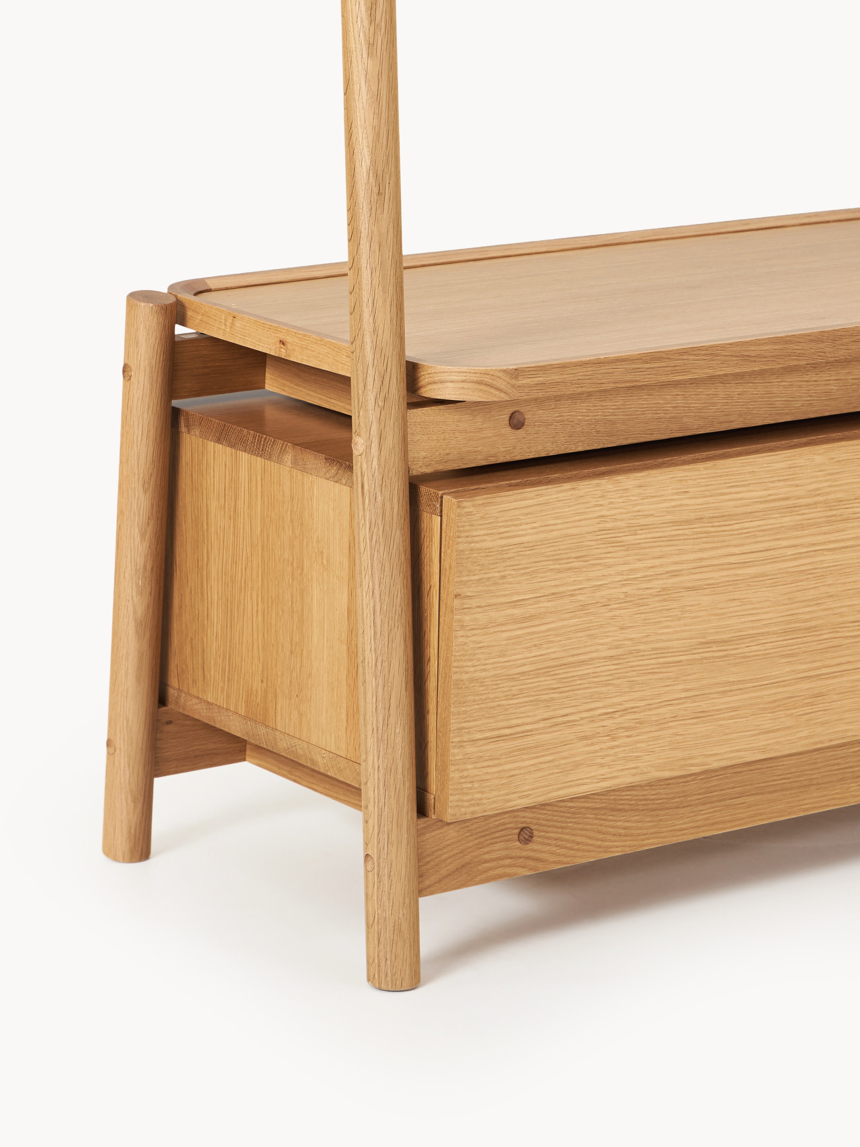 Holz-Standgarderobe Libby