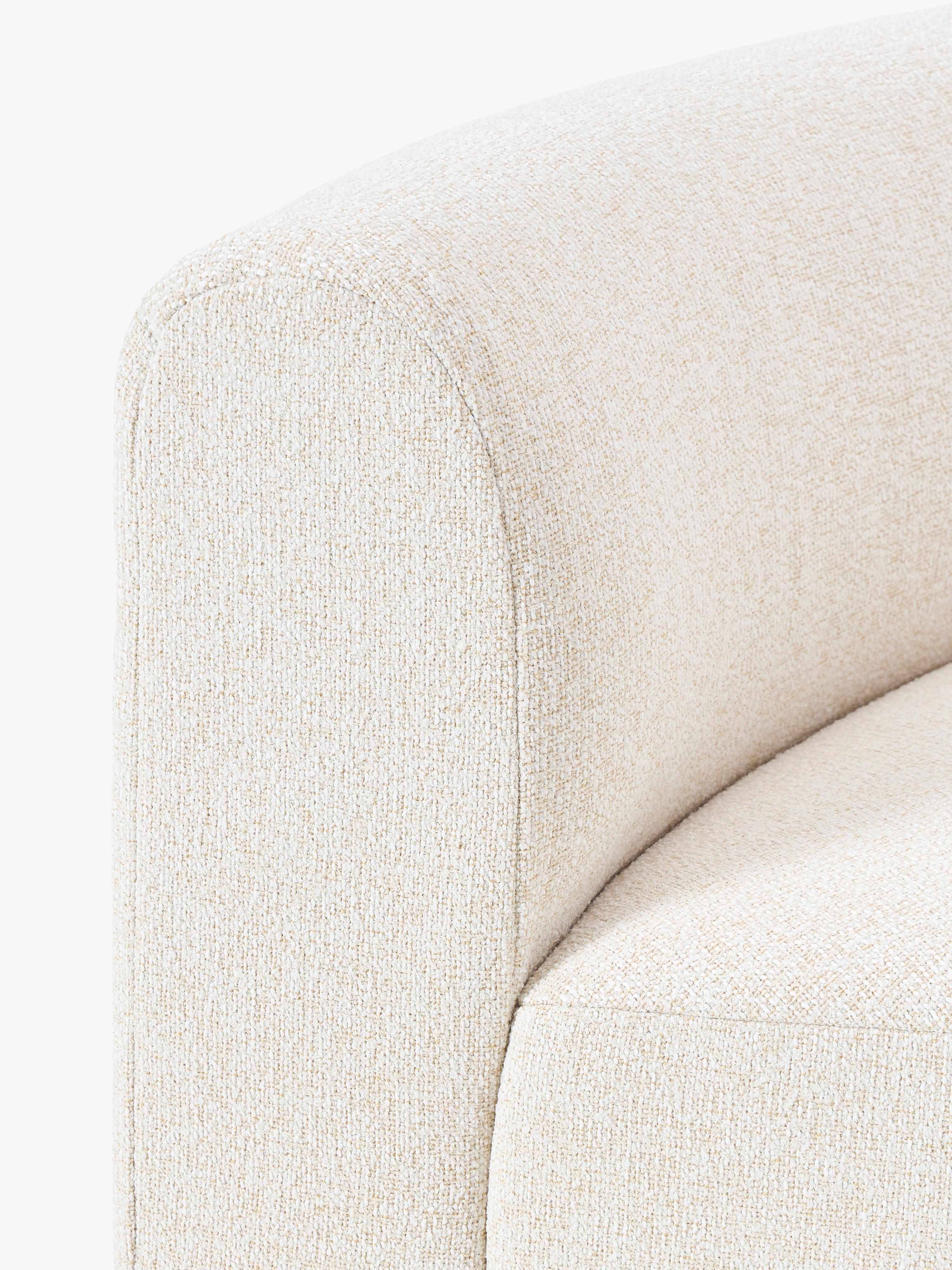 Rundes Bouclé-Eckmodul Sofia