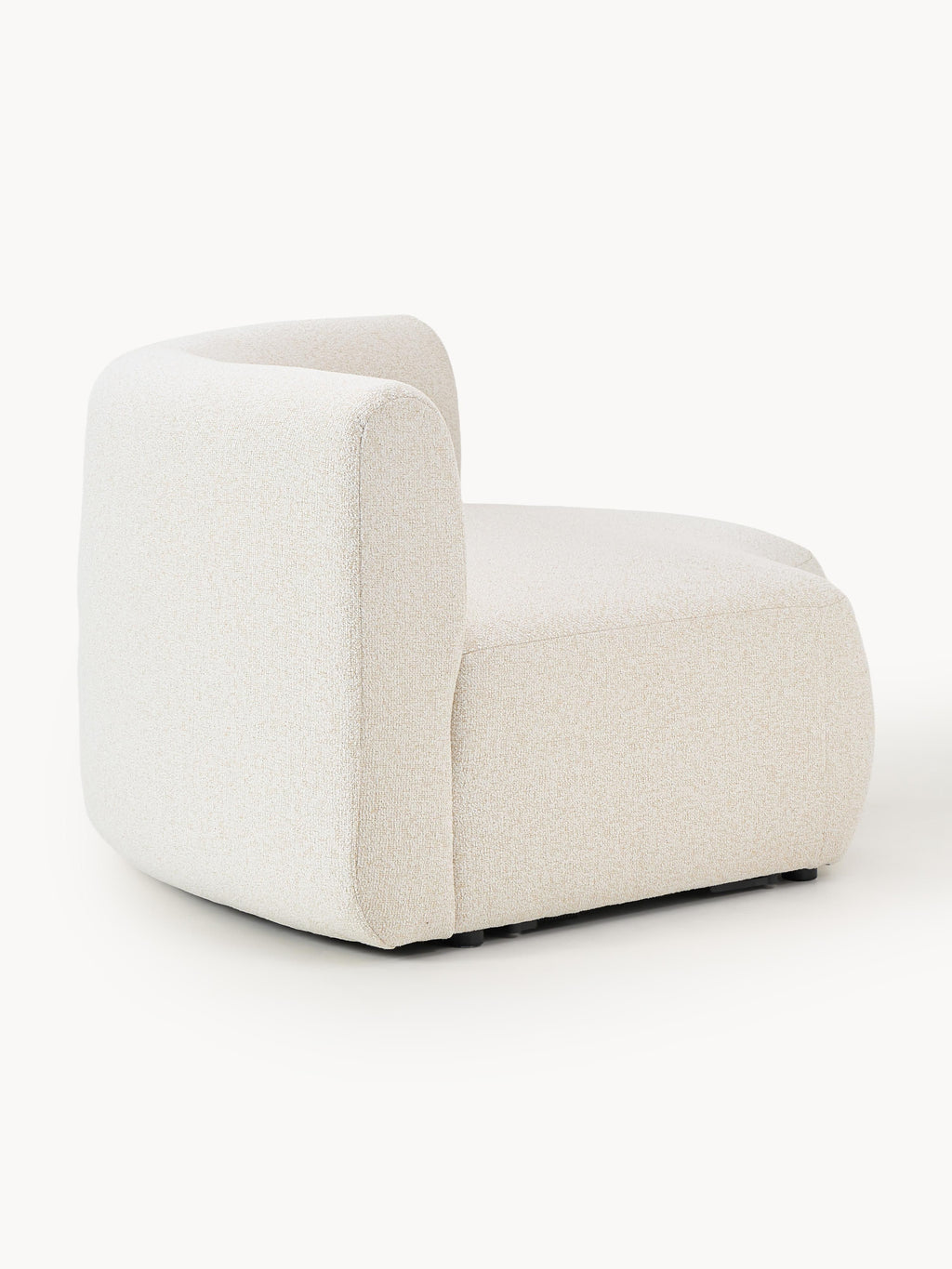 Rundes Bouclé-Eckmodul Sofia