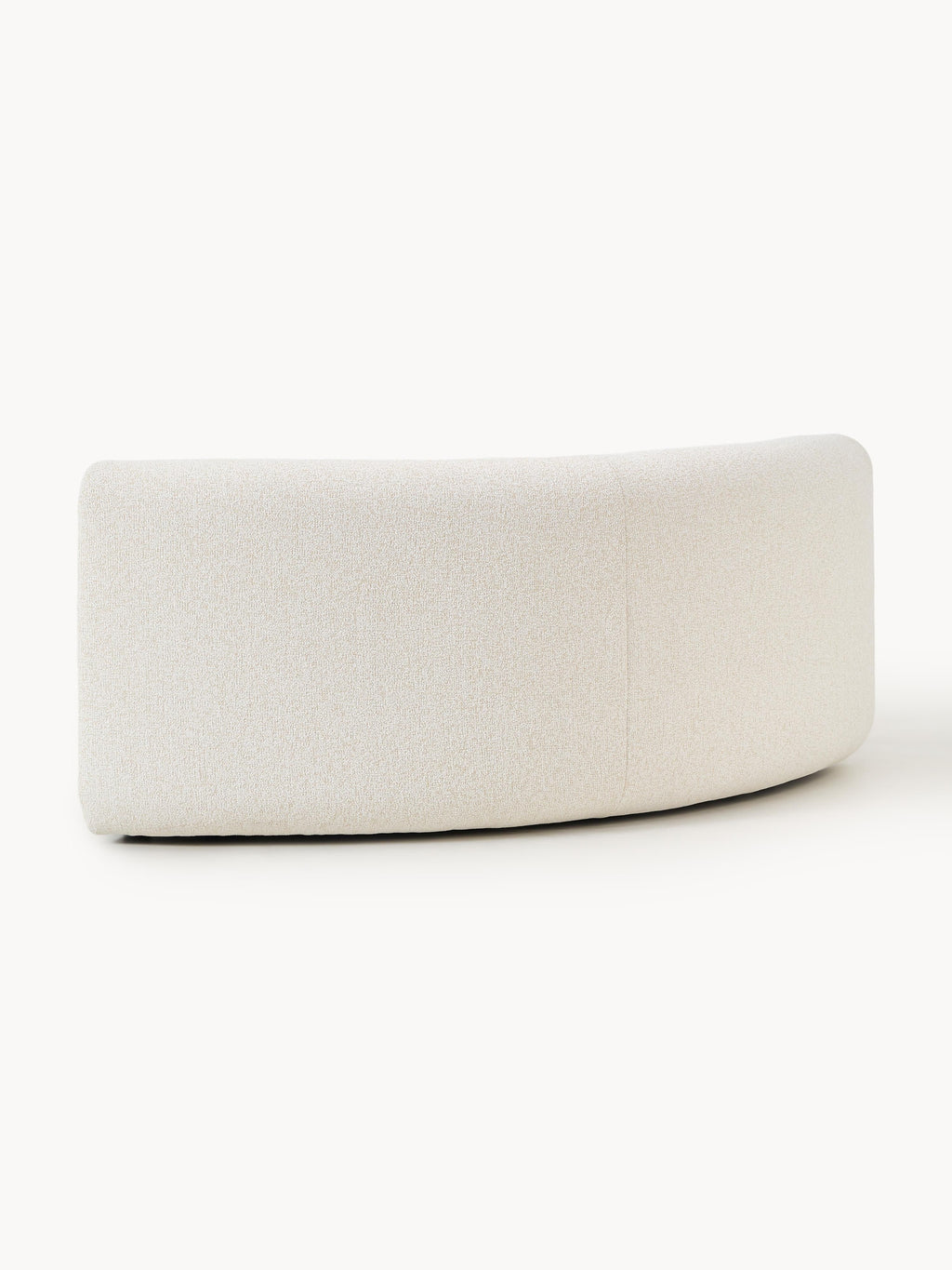 Rundes Bouclé-Eckmodul Sofia