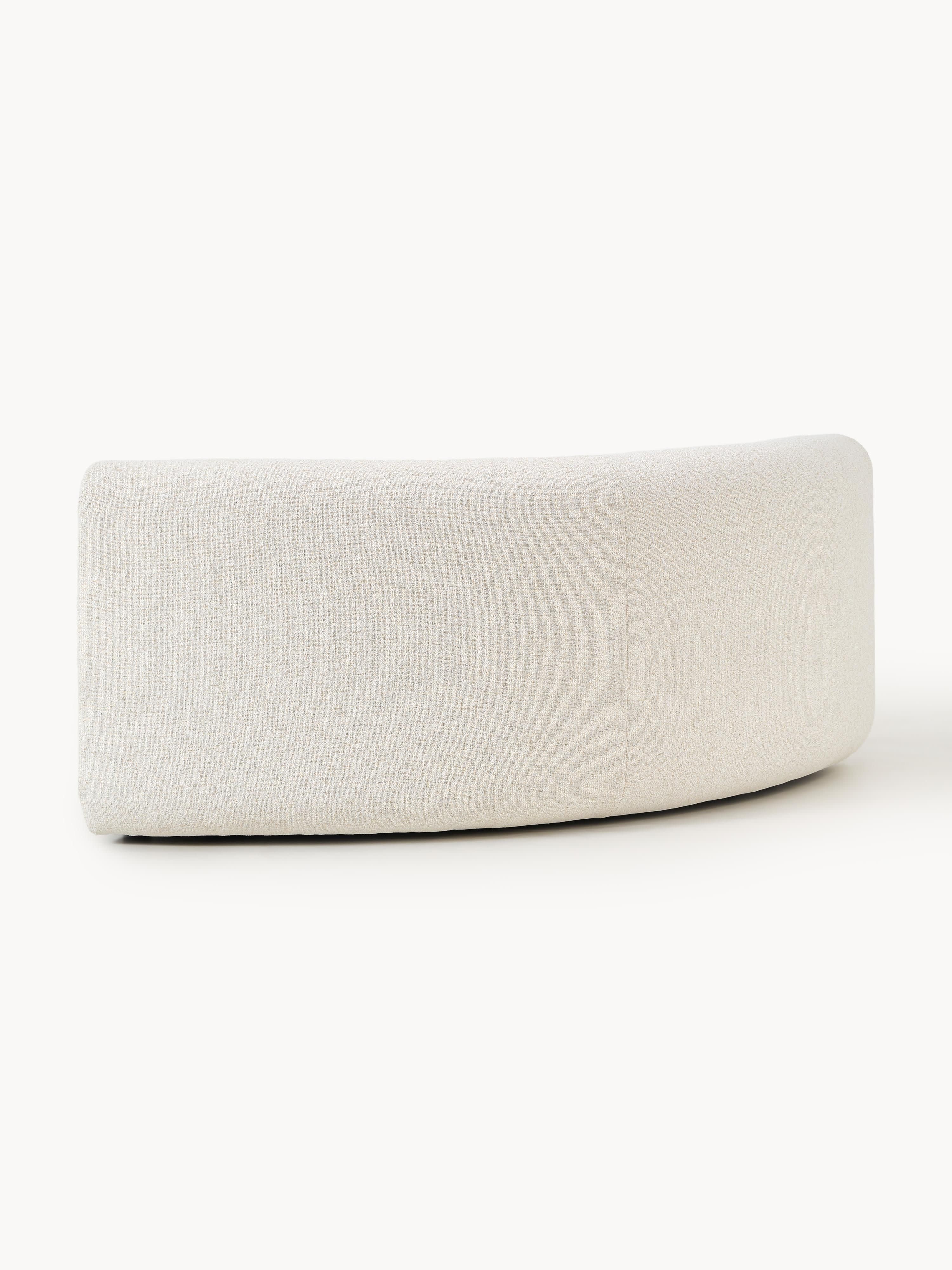 Rundes Bouclé-Eckmodul Sofia