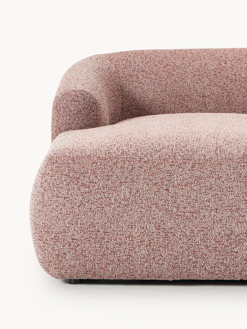 Modulares Bouclé-Ecksofa Sofia (3-Sitzer)