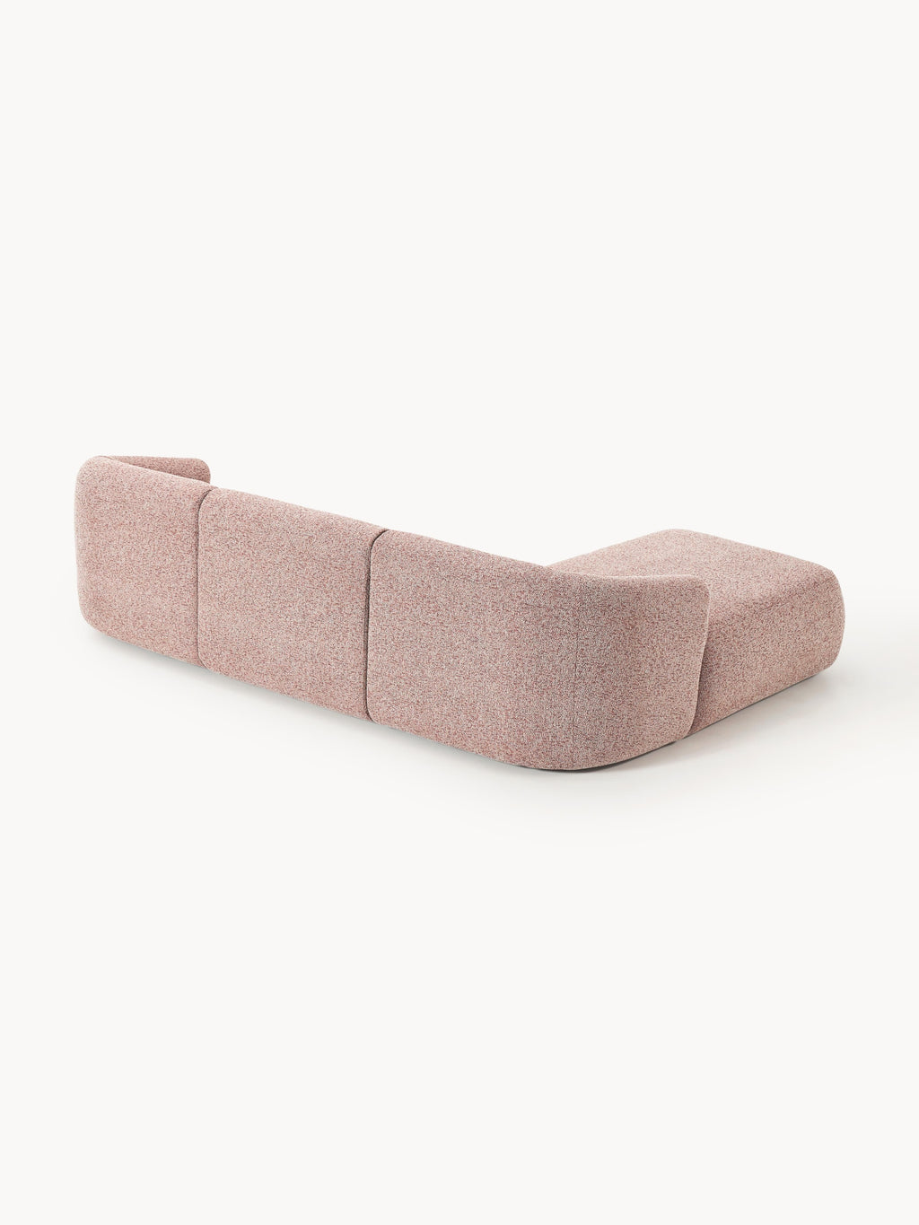 Modulares Bouclé-Ecksofa Sofia (3-Sitzer)