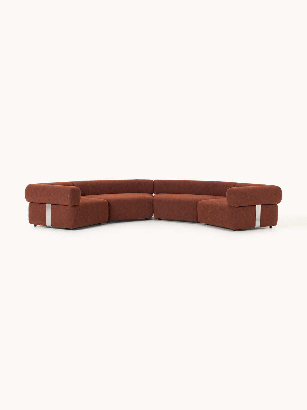 Galeriebild 1 - Großes modulares Bouclé-Sofa Anton