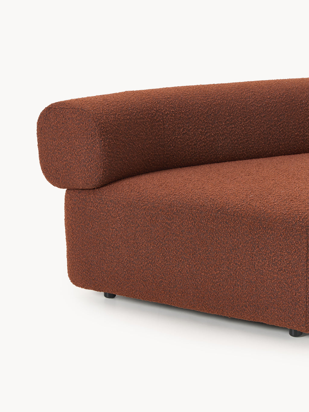 Rundes Bouclé-Eckmodul Anton