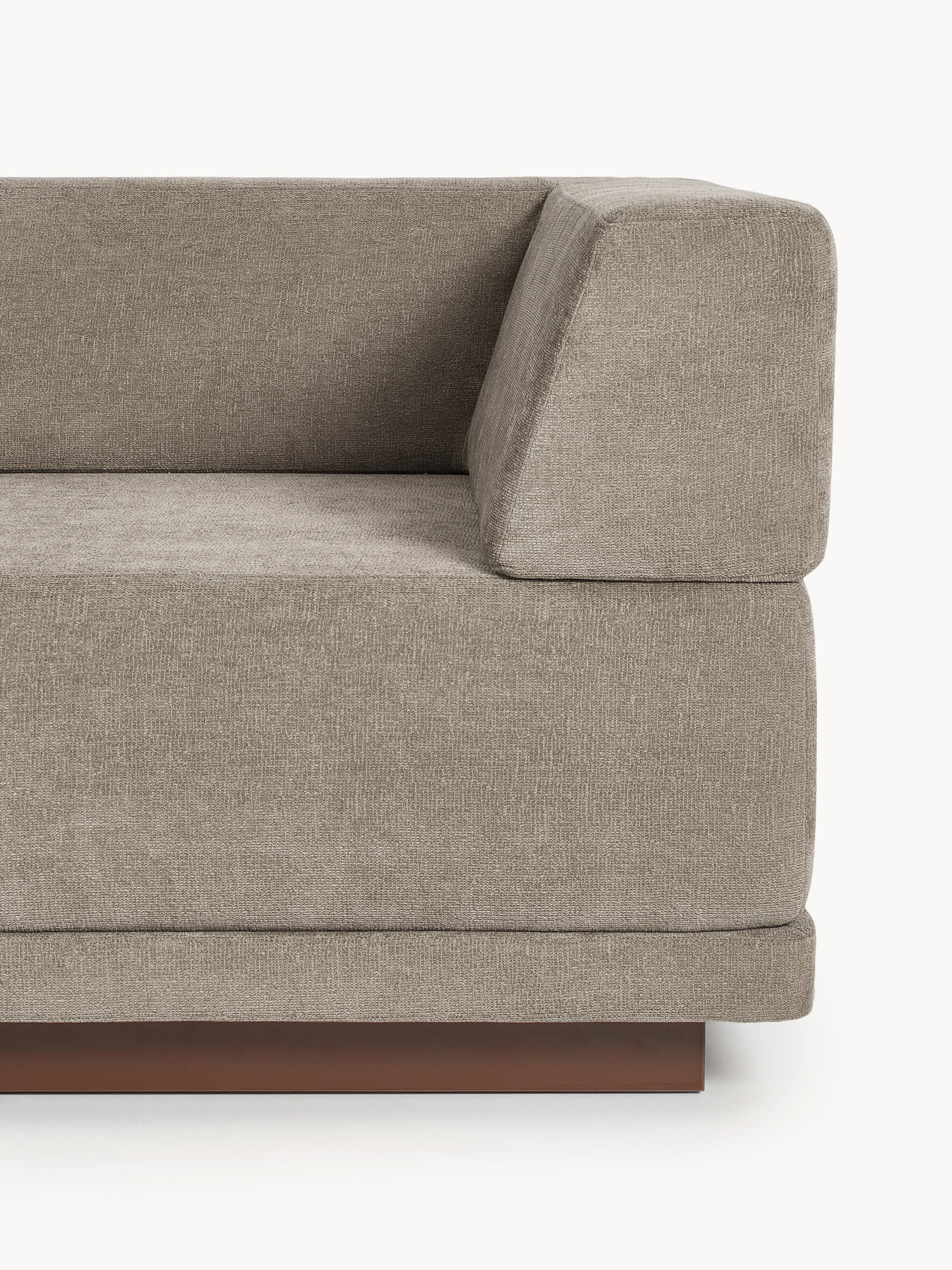 Modulares Sofa Colin (4-Sitzer) mit Couchtisch & Ottomane
