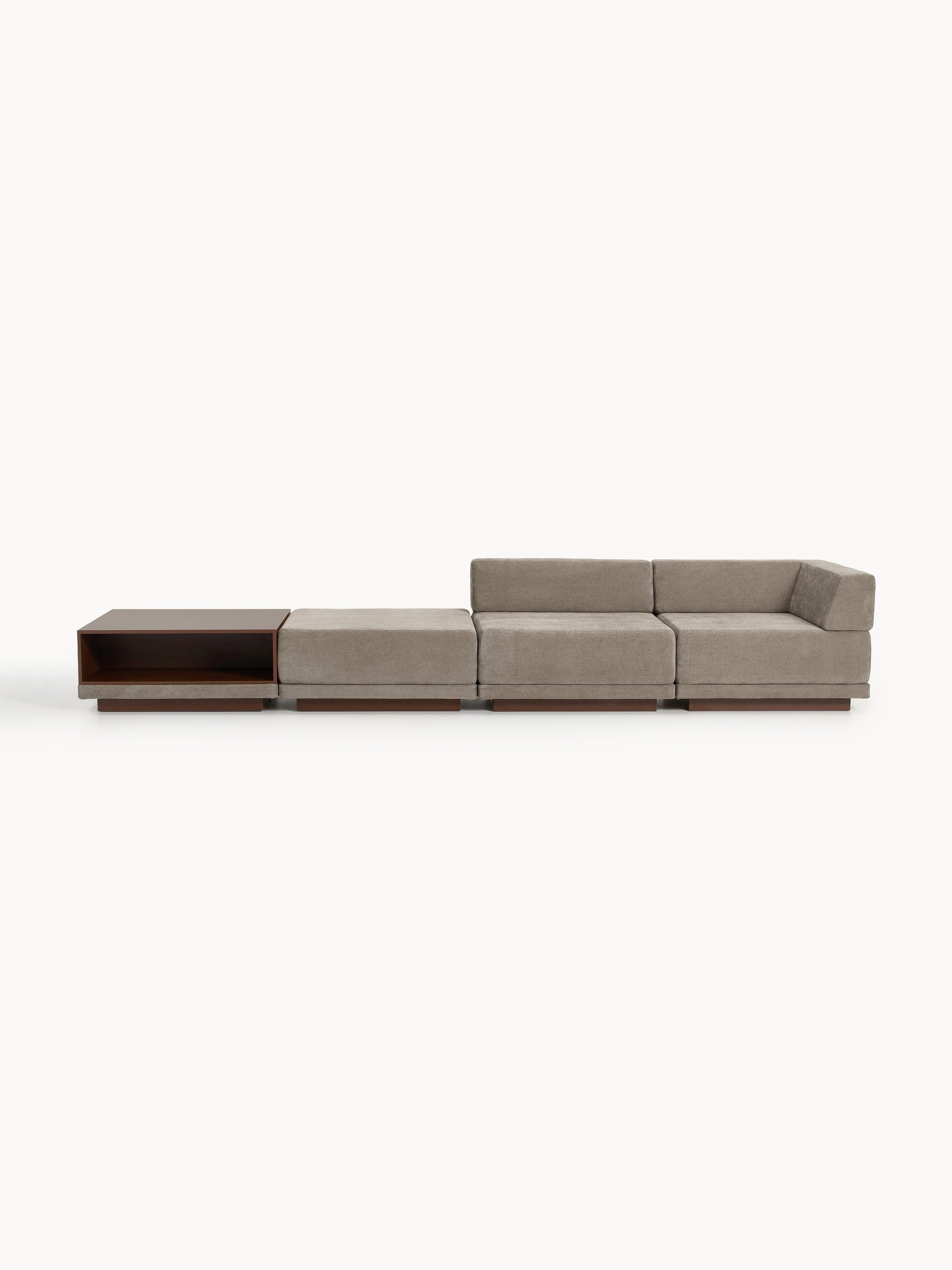 Galeriebild 1 - Modulares Sofa Colin (4-Sitzer) mit Couchtisch & Ottomane