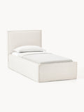 Galeriebild 1 - Bouclé-Einzelbett Dream mit Stauraum