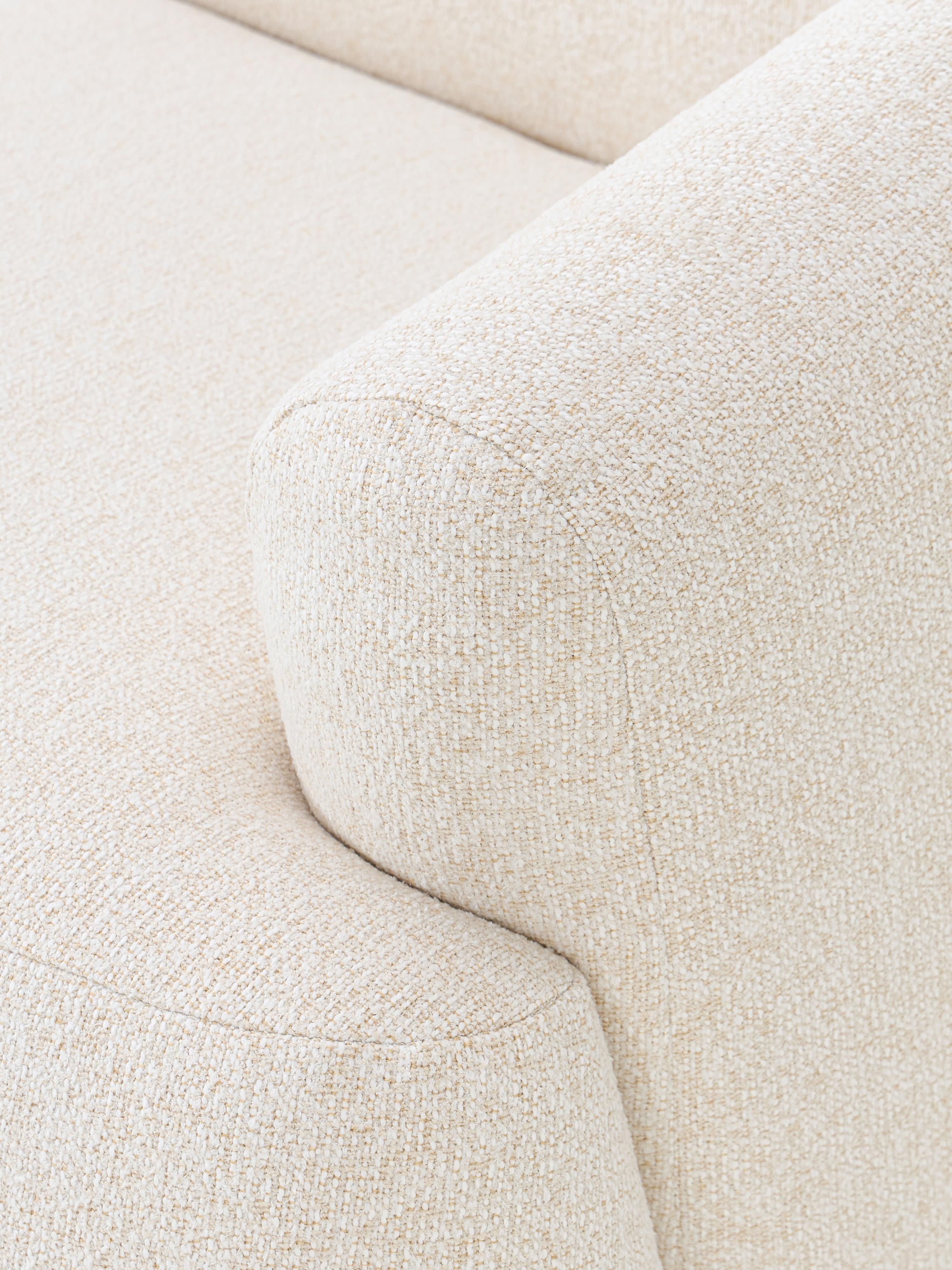 Modulares Bouclé-Sofa Sofia (3-Sitzer)