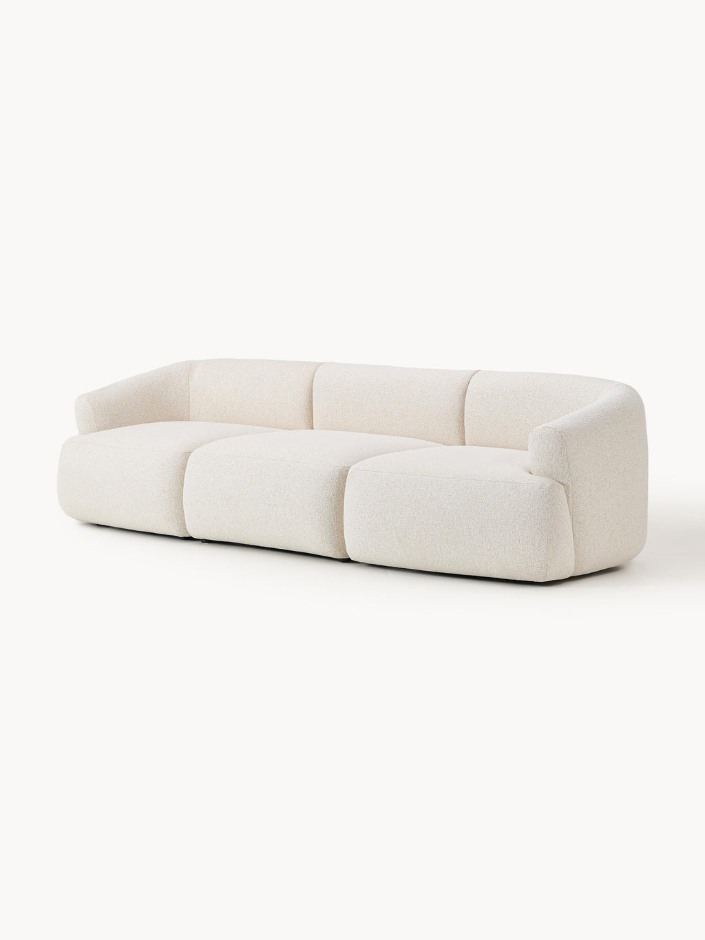 Modulares Bouclé-Sofa Sofia (3-Sitzer)