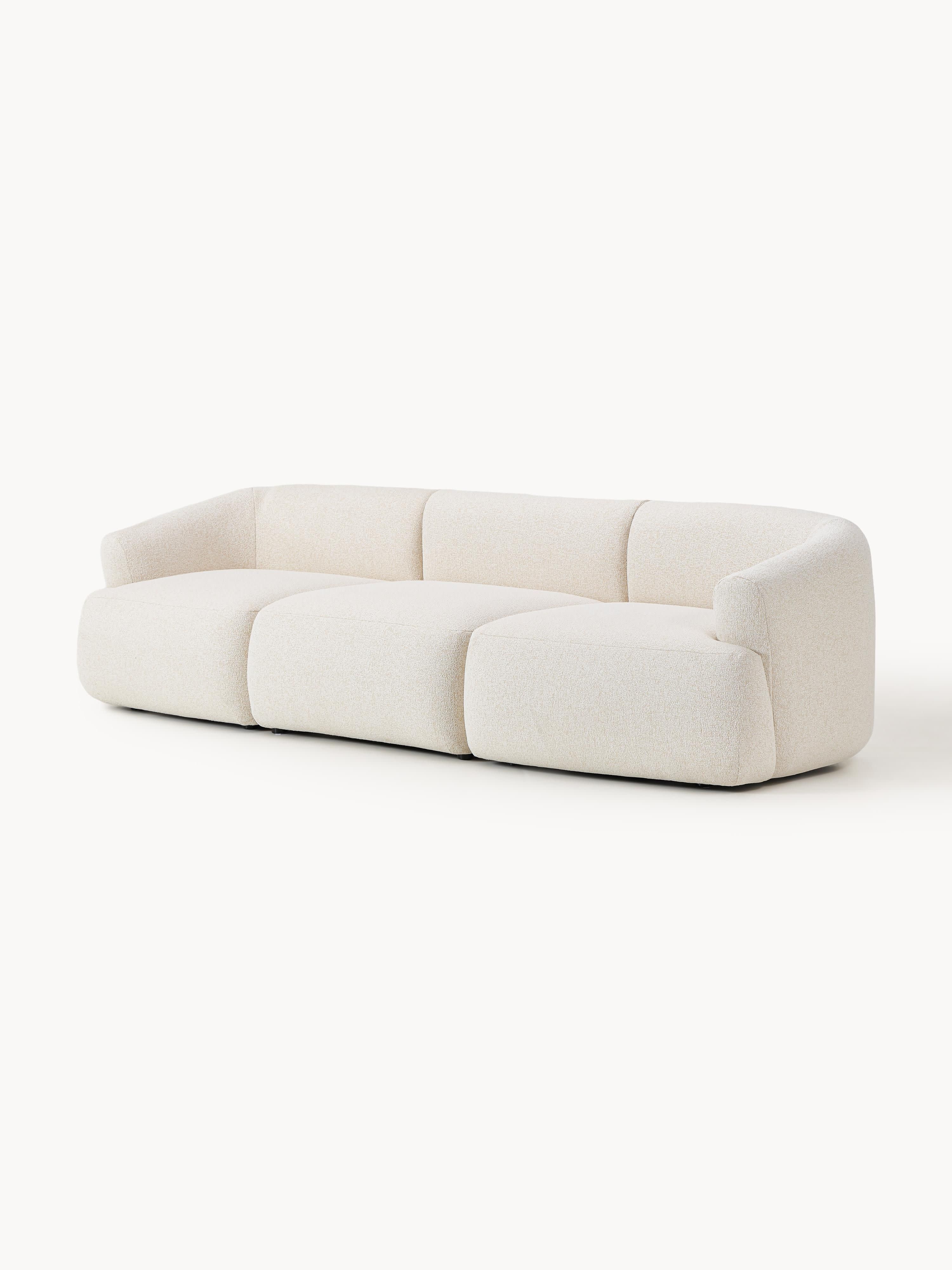 Modulares Bouclé-Sofa Sofia (3-Sitzer)