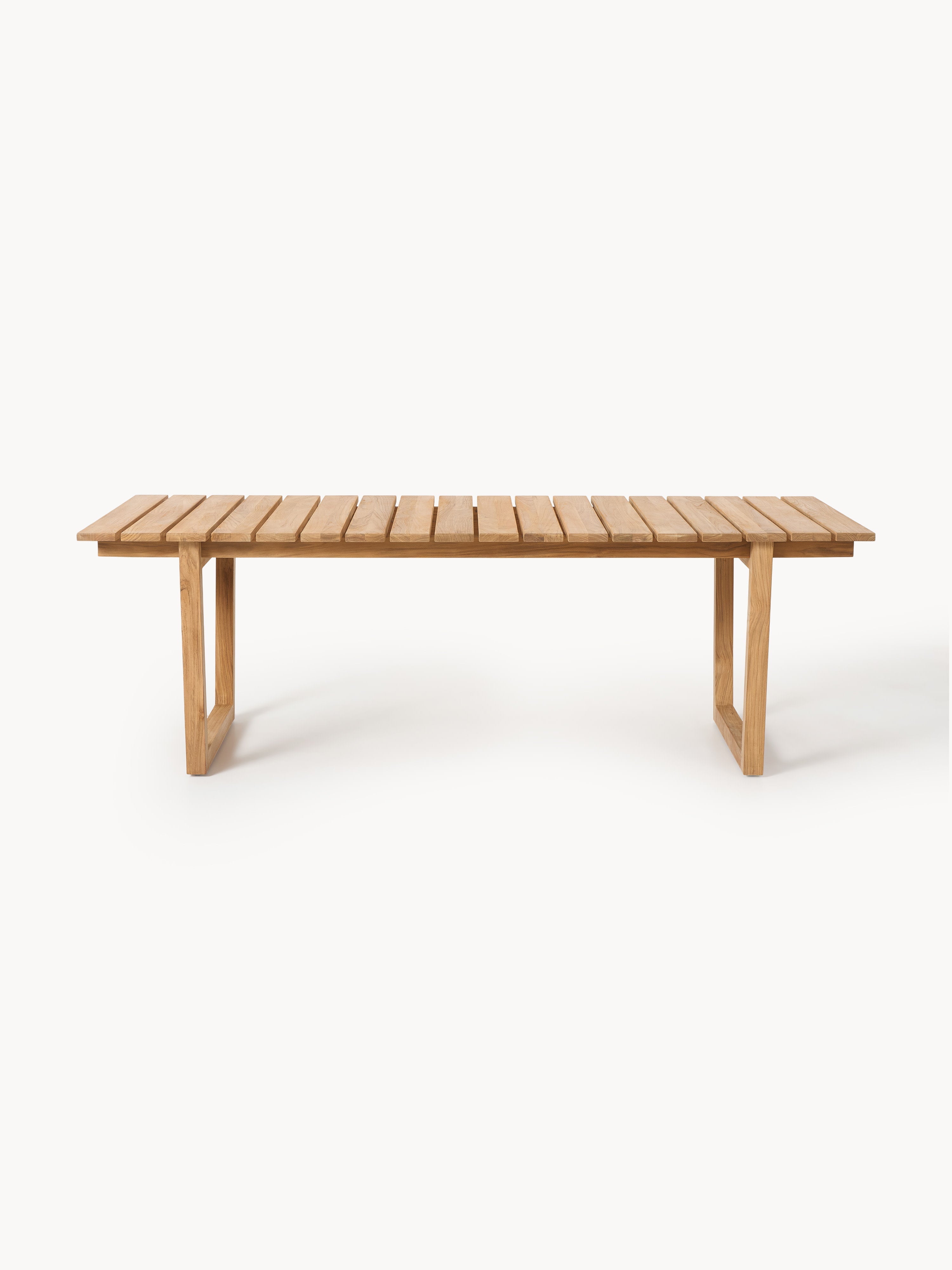 Gartentisch Eiko aus Teakholz, 229 x 100 cm