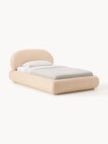 Galeriebild 1 - Bouclé-Polster-Einzelbett Alba
