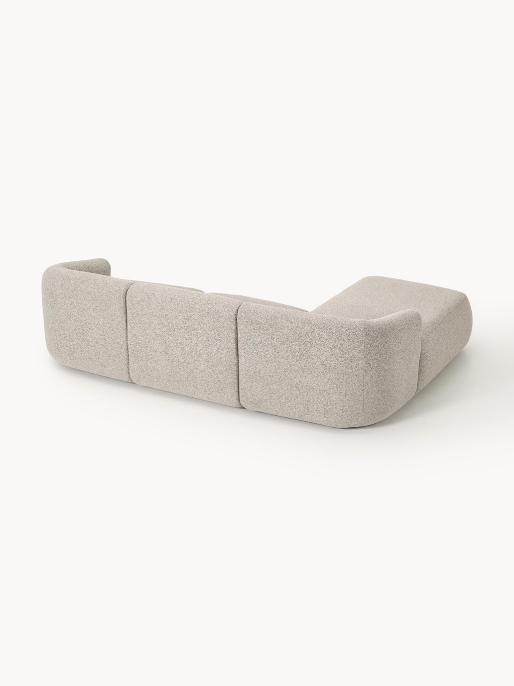 Modulares Bouclé-Ecksofa Sofia (3-Sitzer)