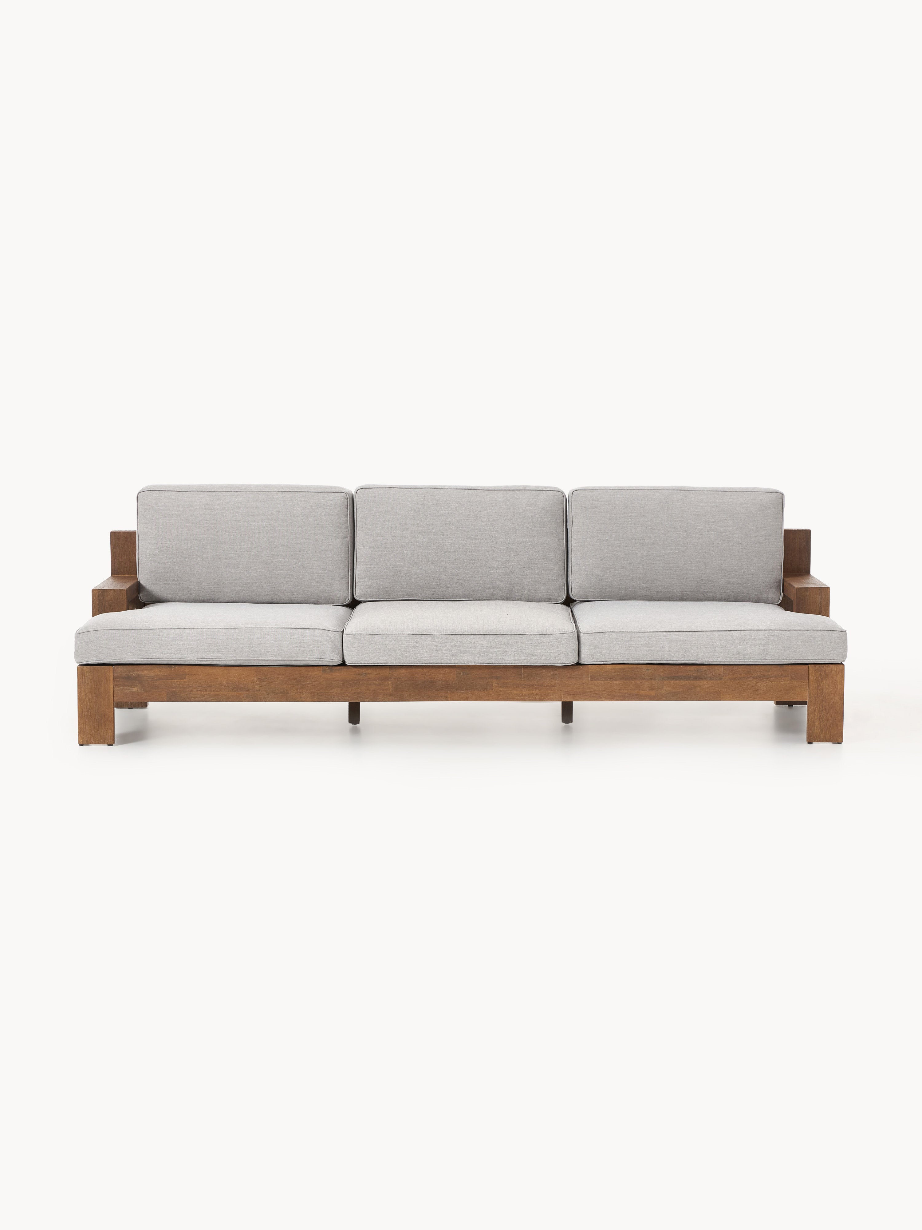 Galeriebild 1 - Garten-Loungesofa Joshua (3-Sitzer) aus Akazienholz