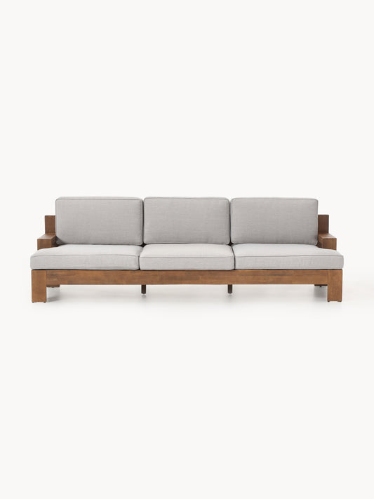 Galeriebild 1 - Garten-Loungesofa Joshua (3-Sitzer) aus Akazienholz