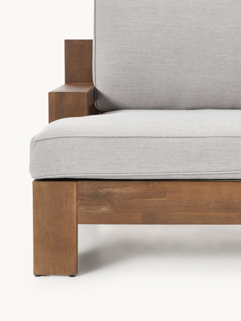 Garten-Loungesofa Joshua (3-Sitzer) aus Akazienholz