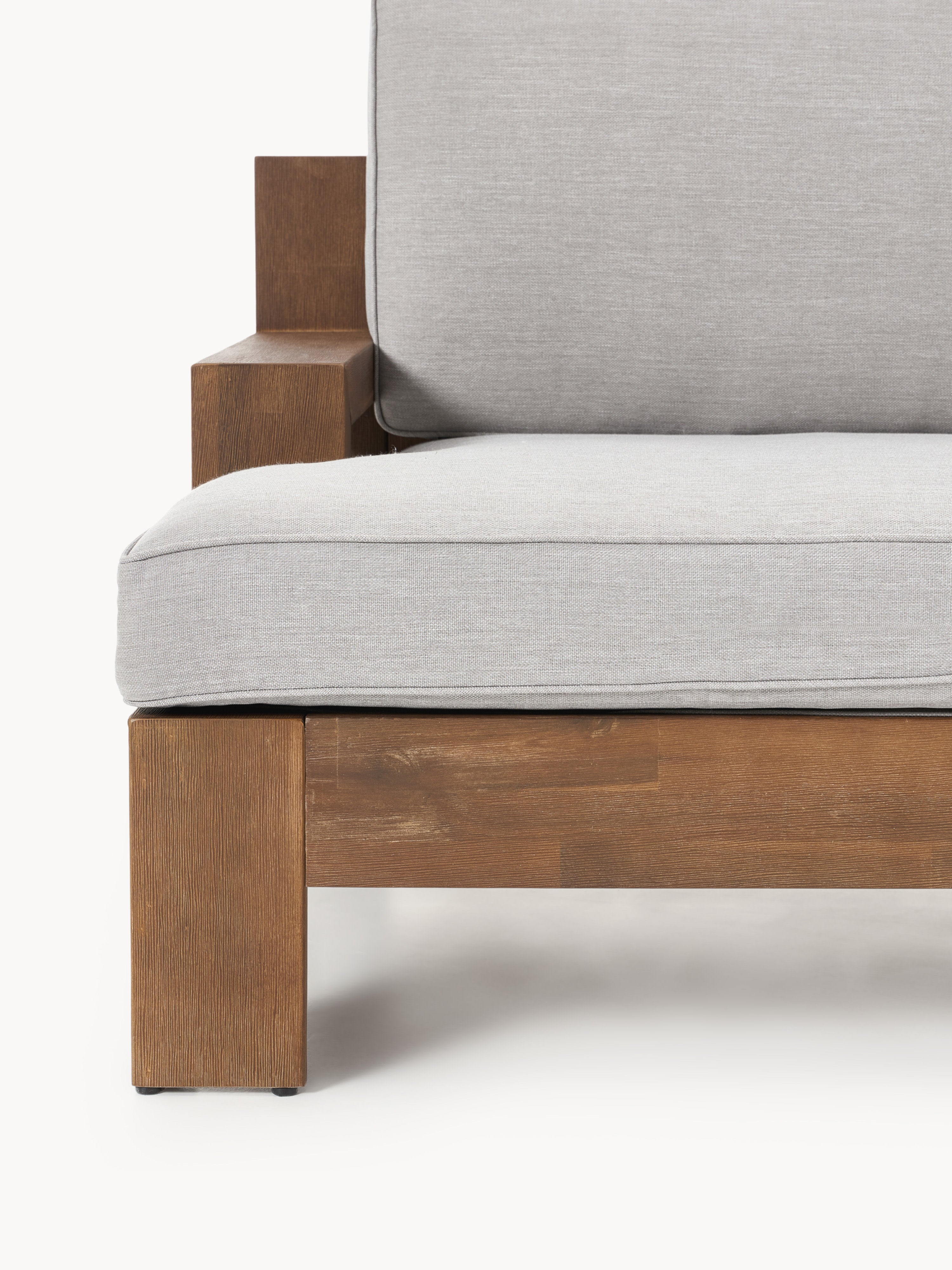 Garten-Loungesofa Joshua (3-Sitzer) aus Akazienholz