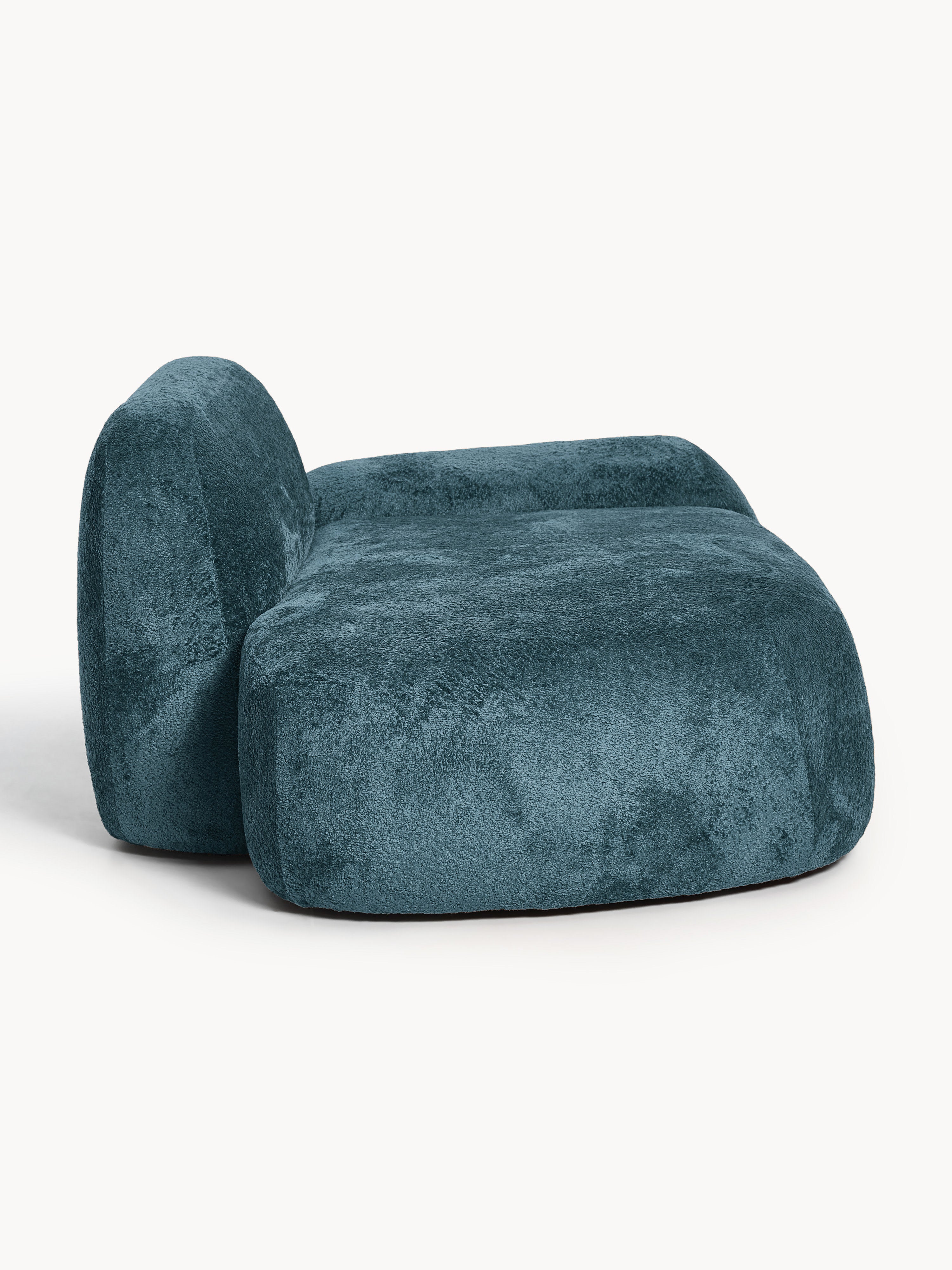 Teddy-Bouclé-Sofa Wolke (2-Sitzer) mit Chaiselongue