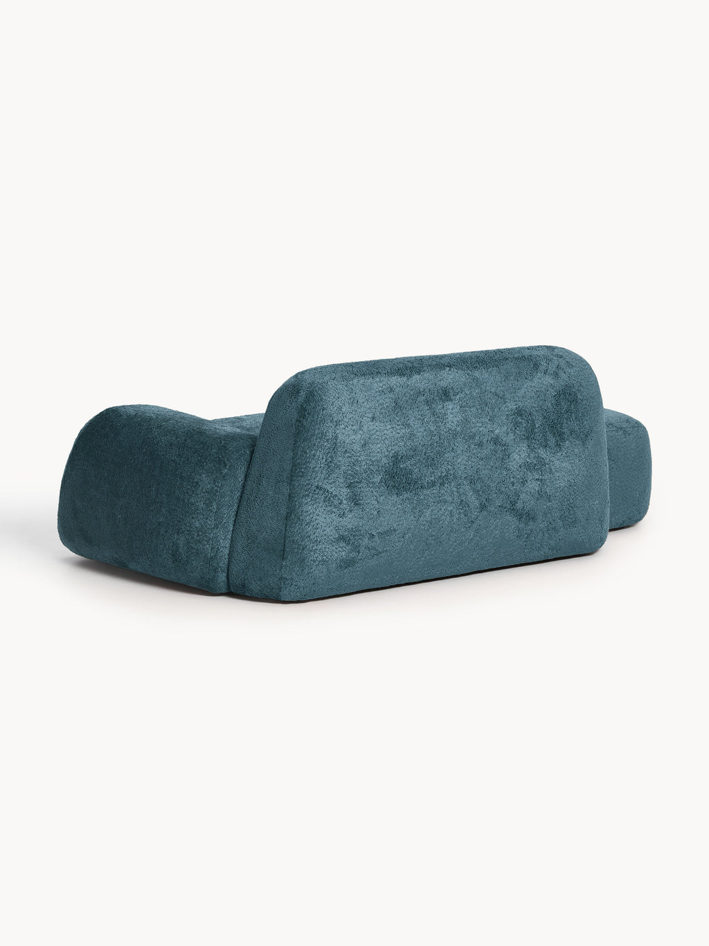 Teddy-Bouclé-Sofa Wolke (2-Sitzer) mit Chaiselongue