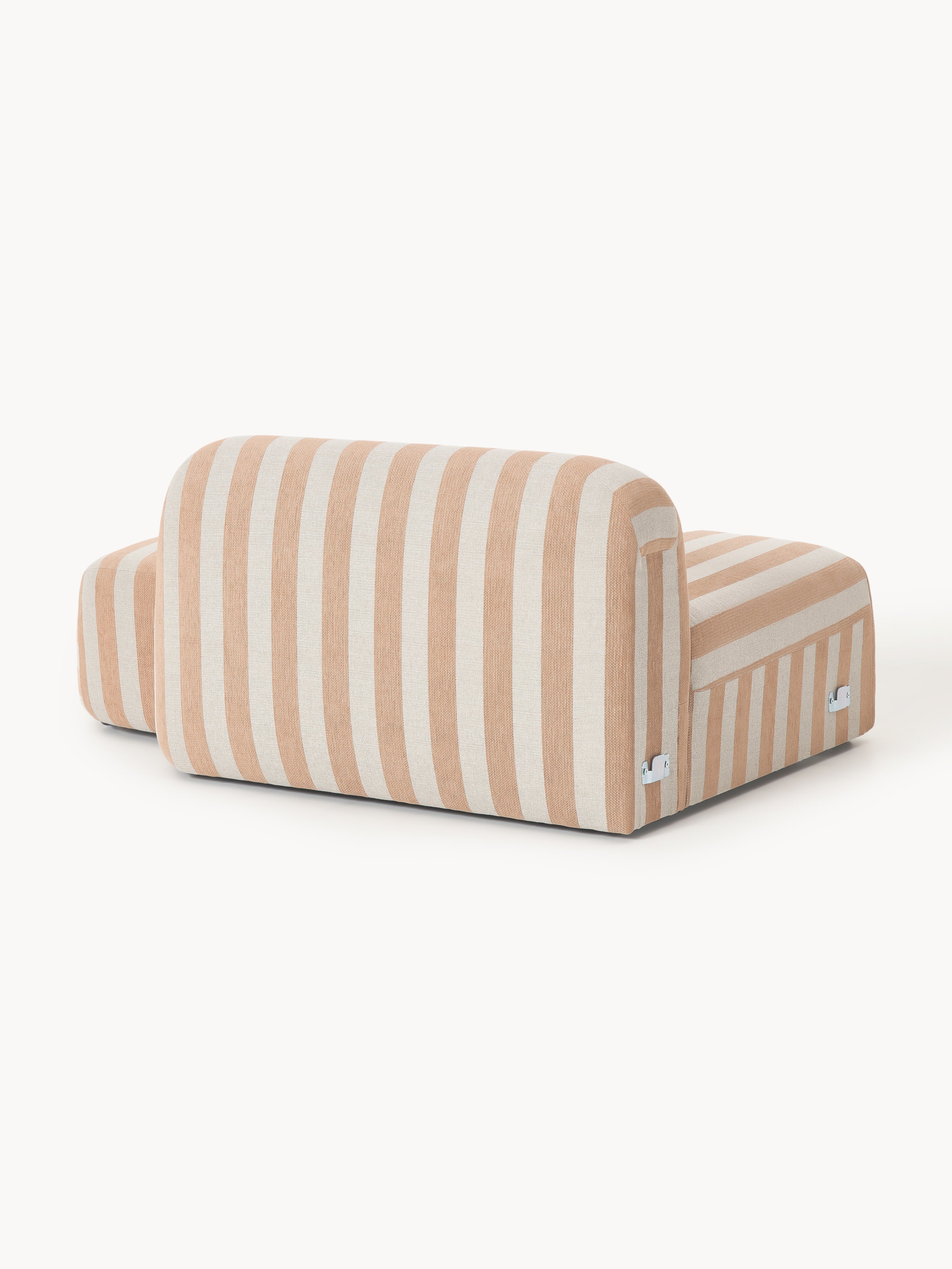 Gestreiftes Chaise-Modul Wolke