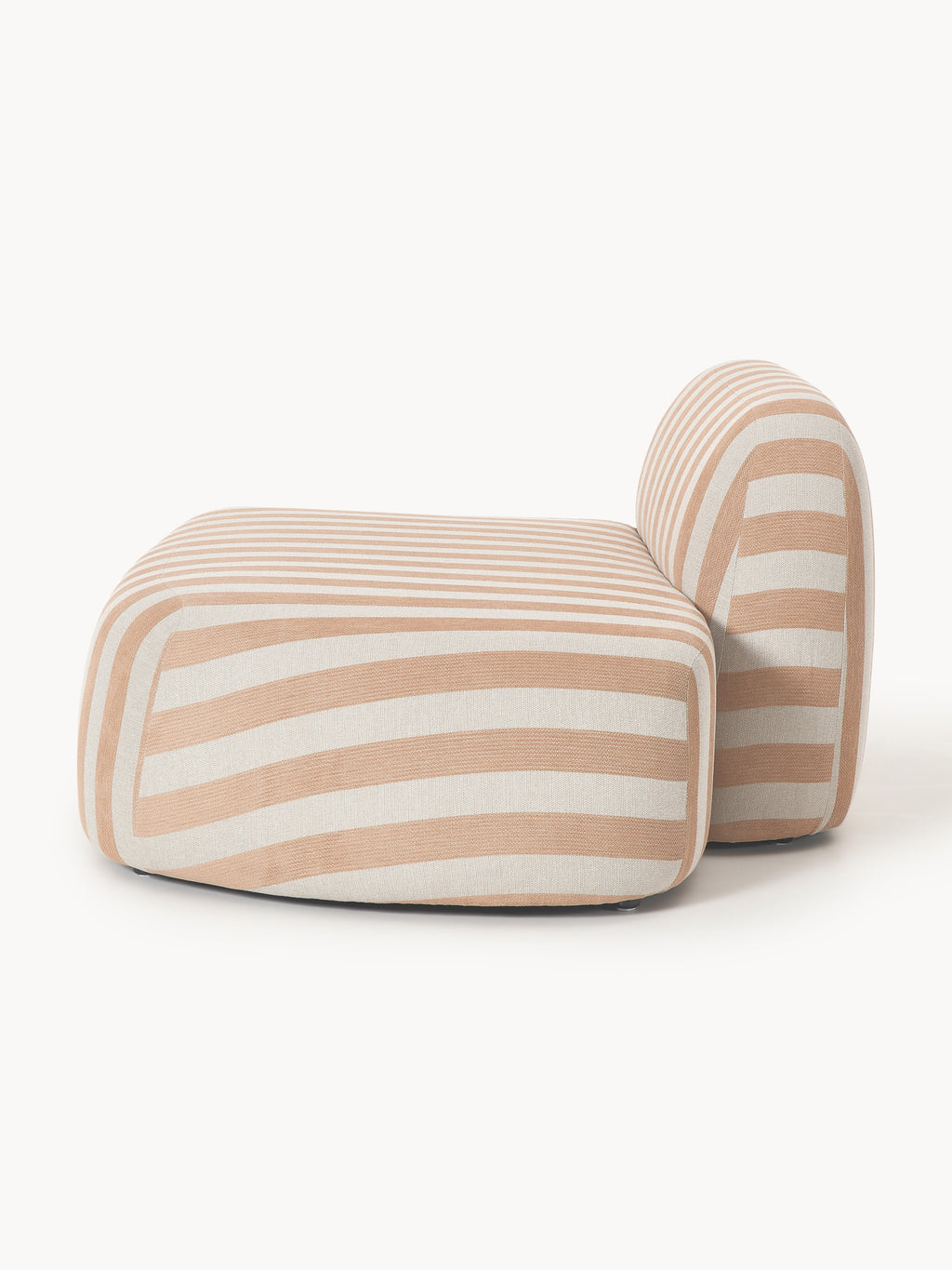 Gestreiftes Chaise-Modul Wolke