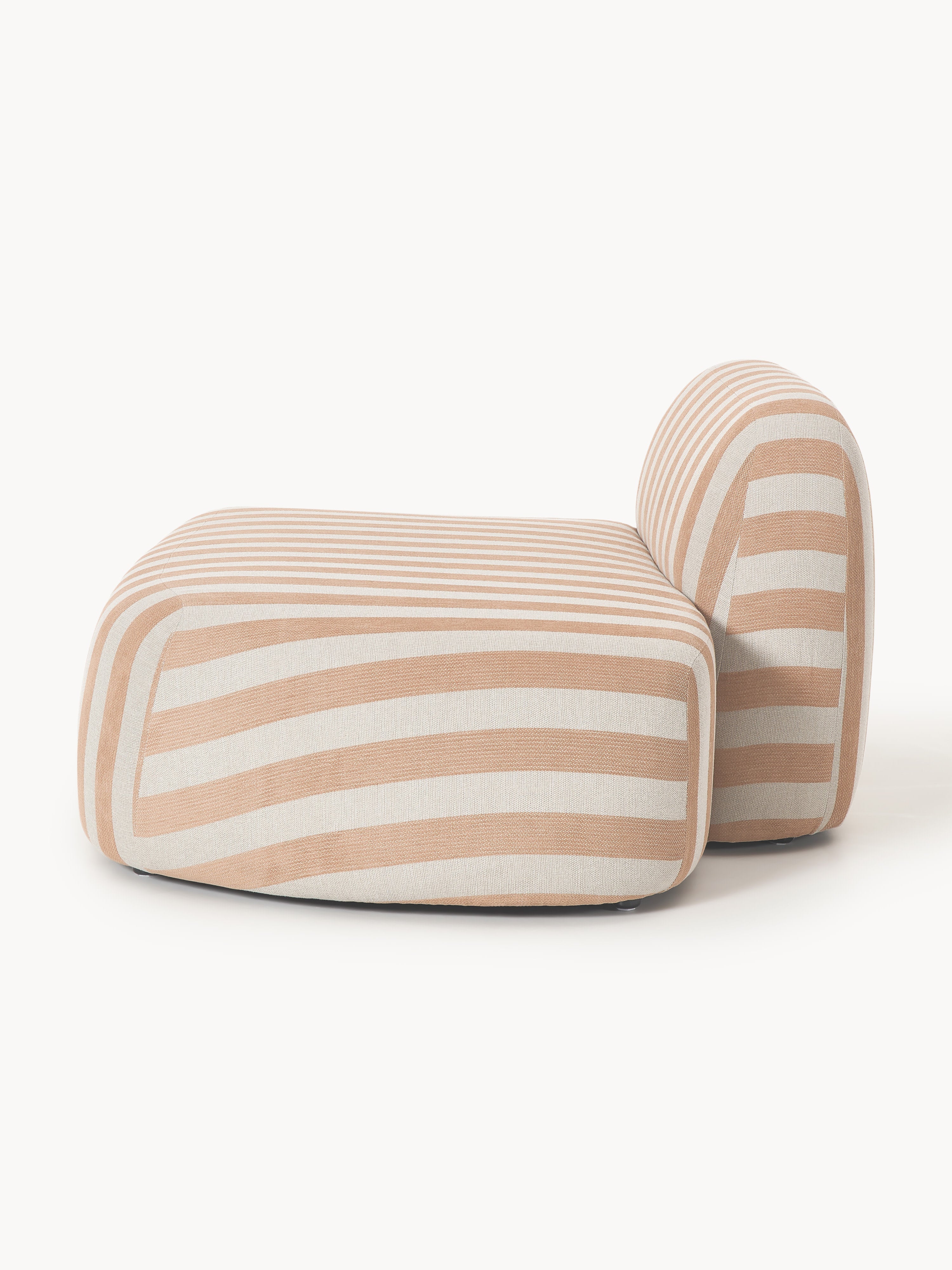 Gestreiftes Chaise-Modul Wolke