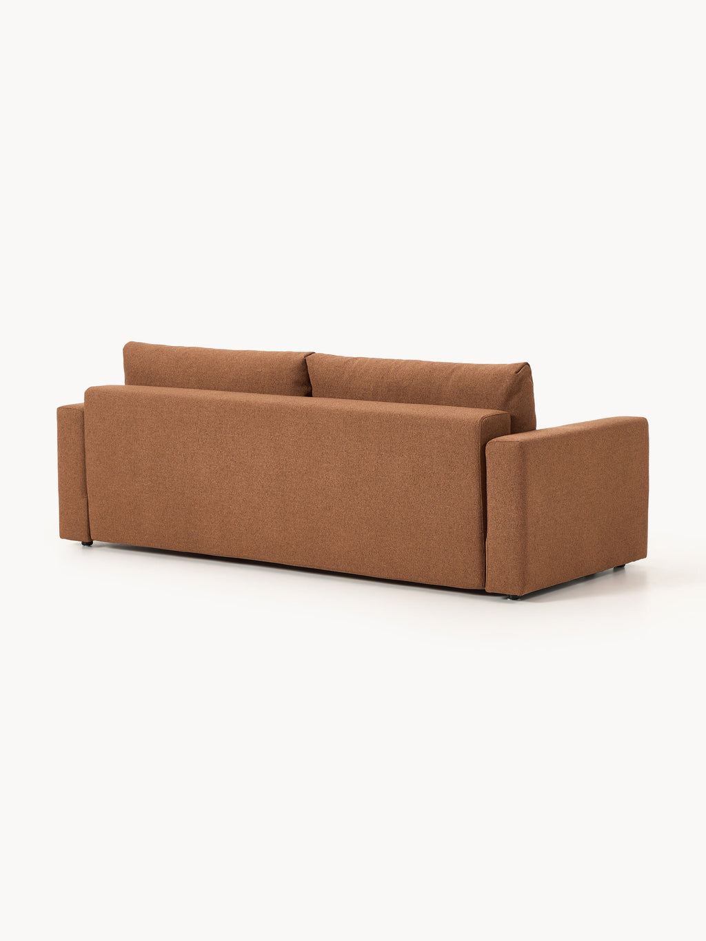 Bouclé-Schlafsofa Tasha (3-Sitzer) mit Stauraum