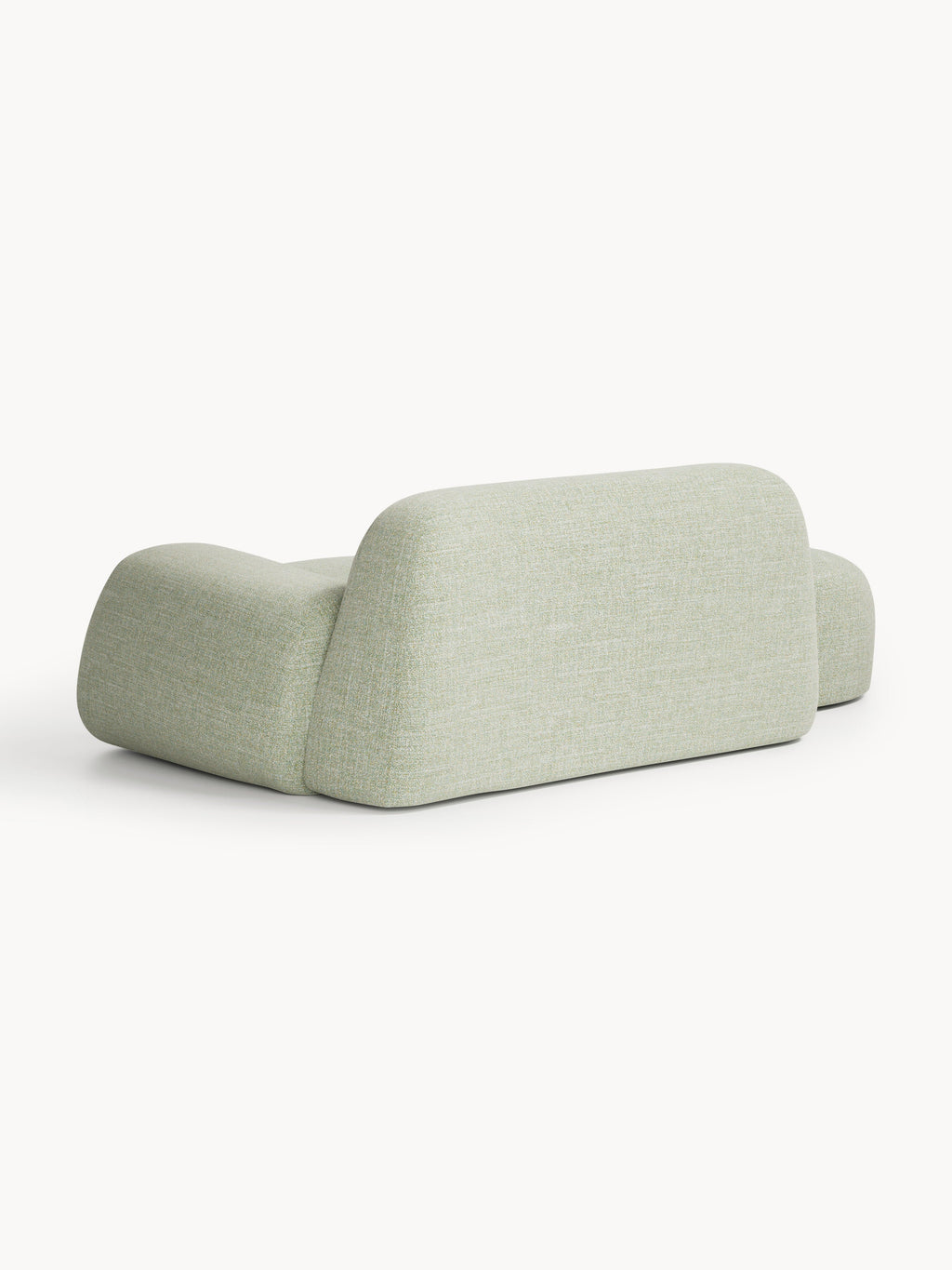 Bouclé-Sofa Wolke (2-Sitzer) mit Chaiselongue
