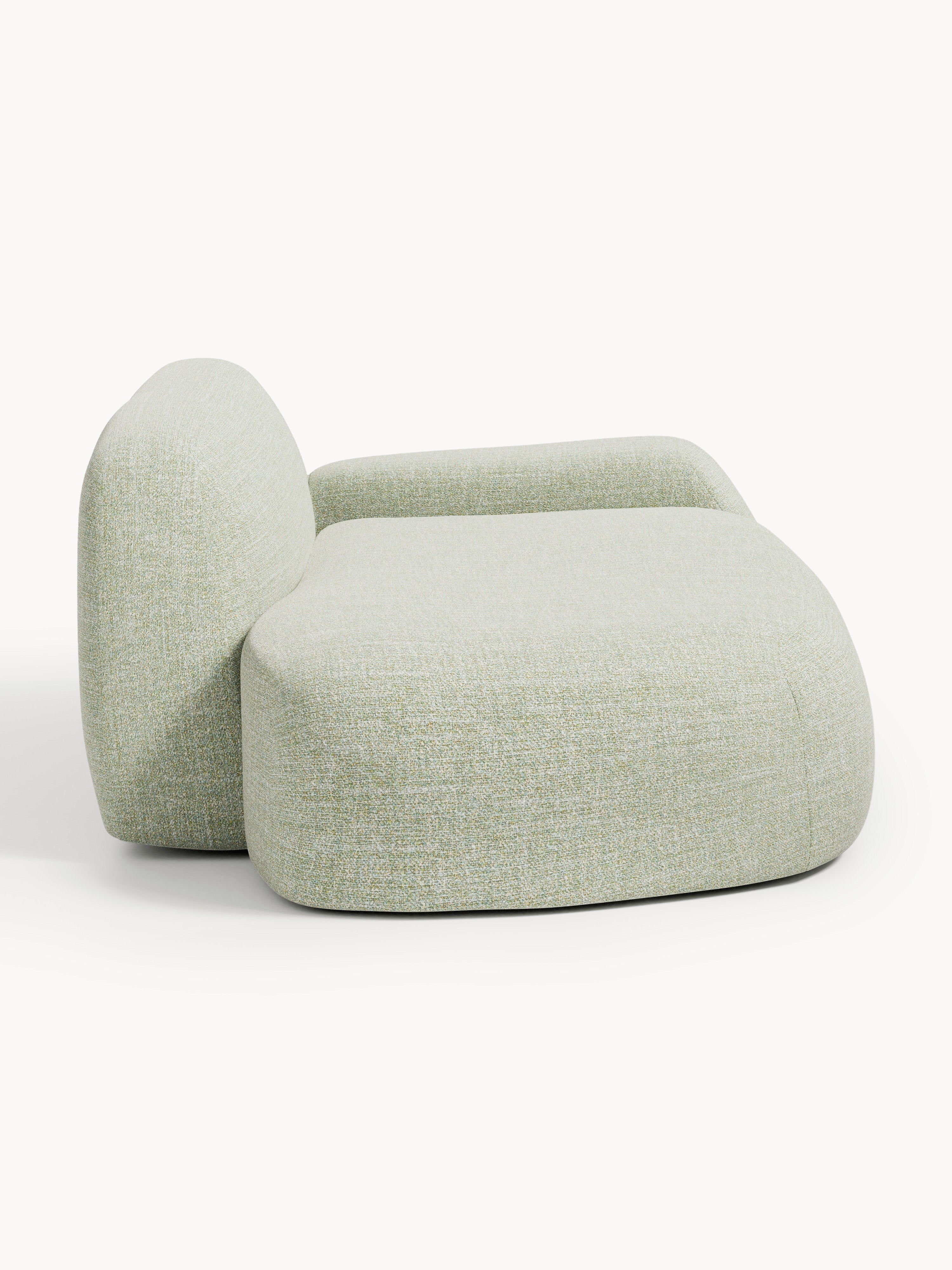 Bouclé-Sofa Wolke (2-Sitzer) mit Chaiselongue