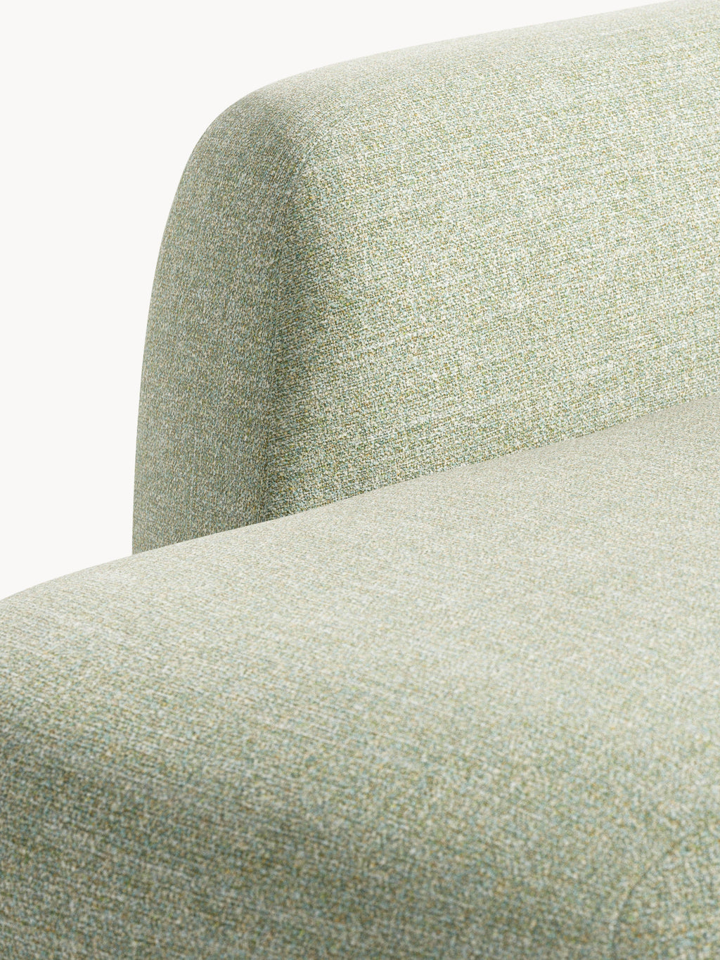 Bouclé-Sofa Wolke (2-Sitzer) mit Chaiselongue