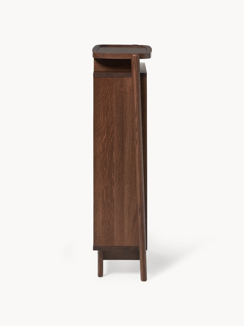 Holz-Schuhschrank Libby mit Klappfächern