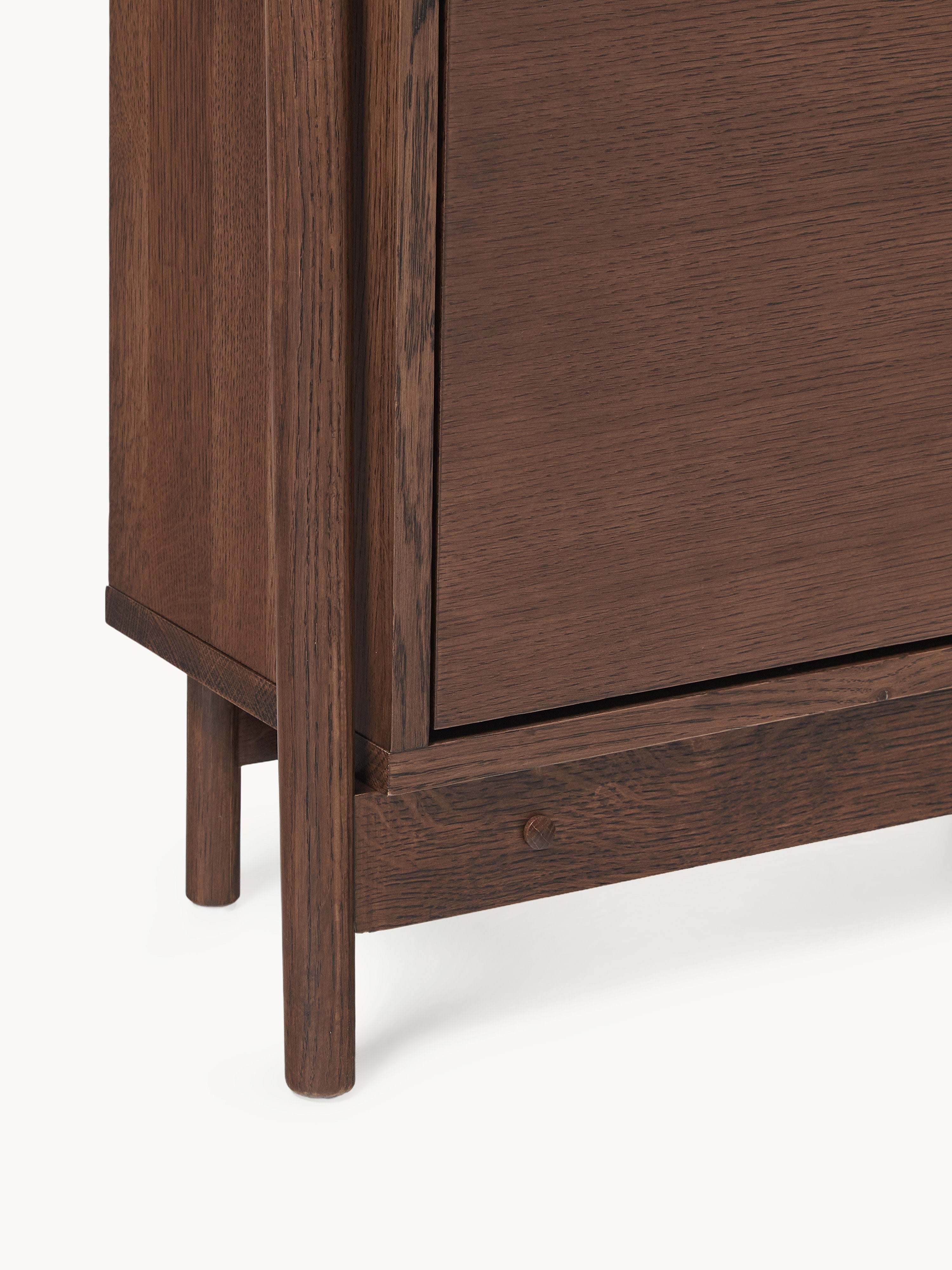 Holz-Schuhschrank Libby mit Klappfächern