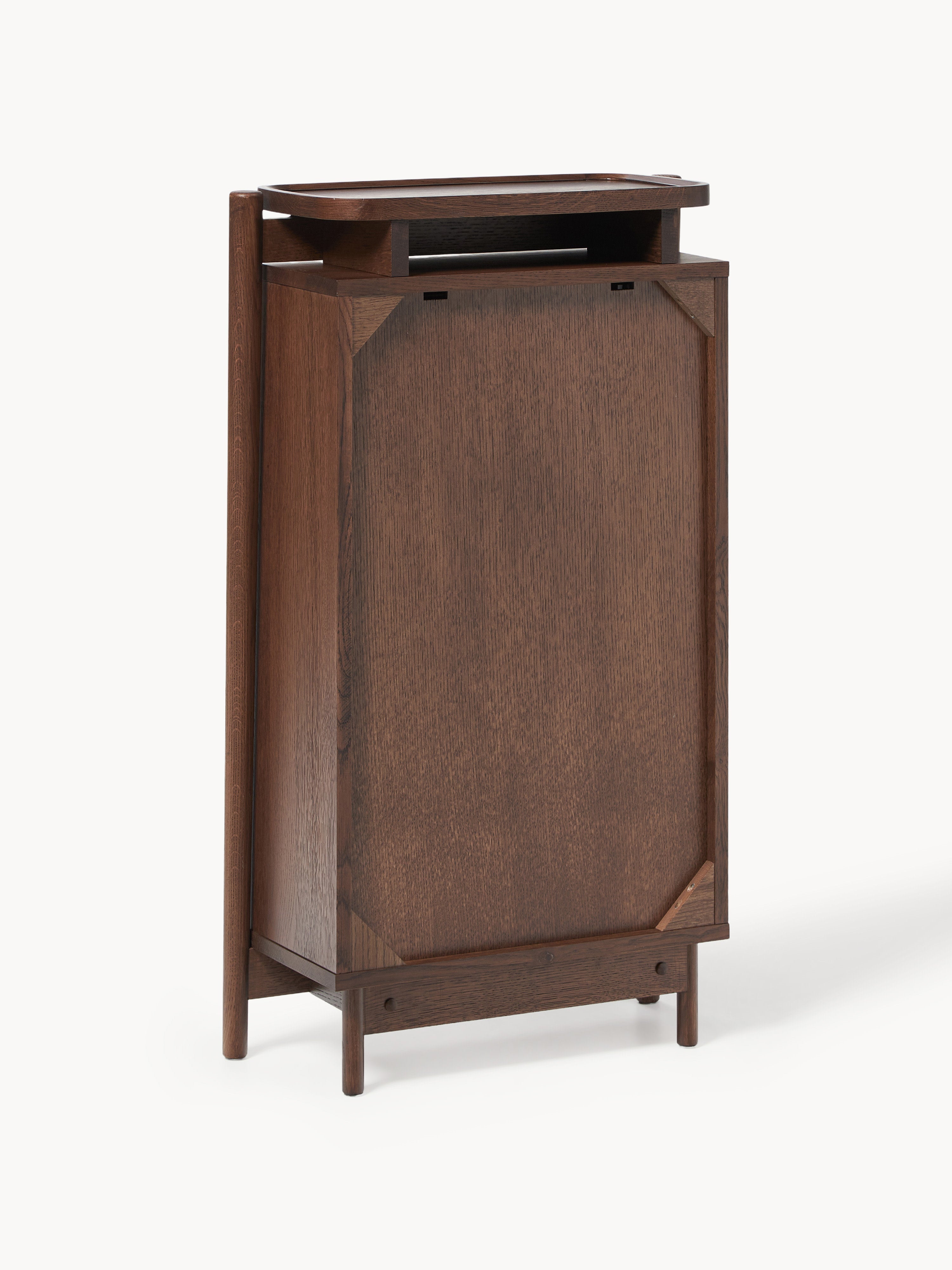 Holz-Schuhschrank Libby mit Klappfächern