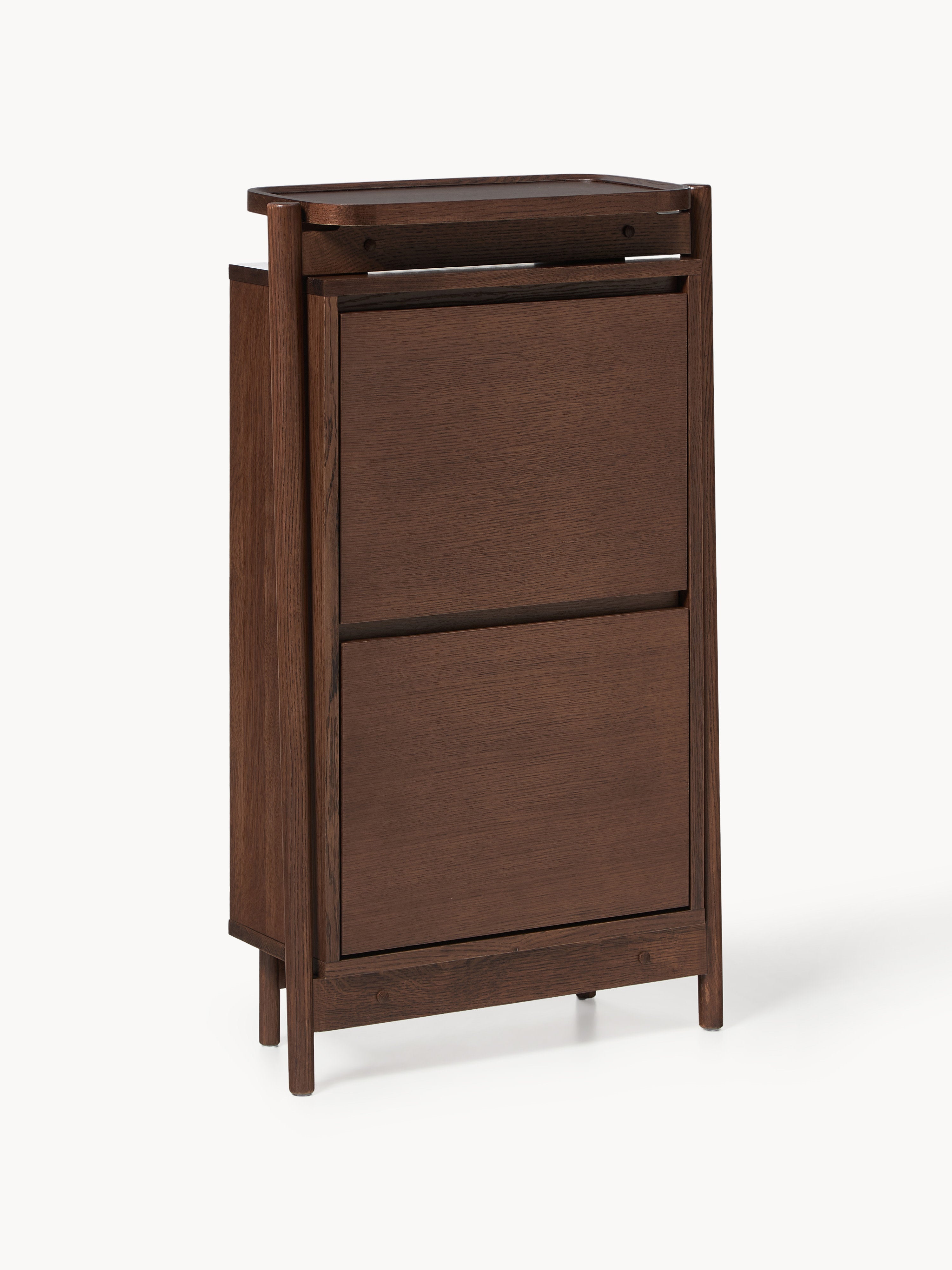 Galeriebild 1 - Holz-Schuhschrank Libby mit Klappfächern