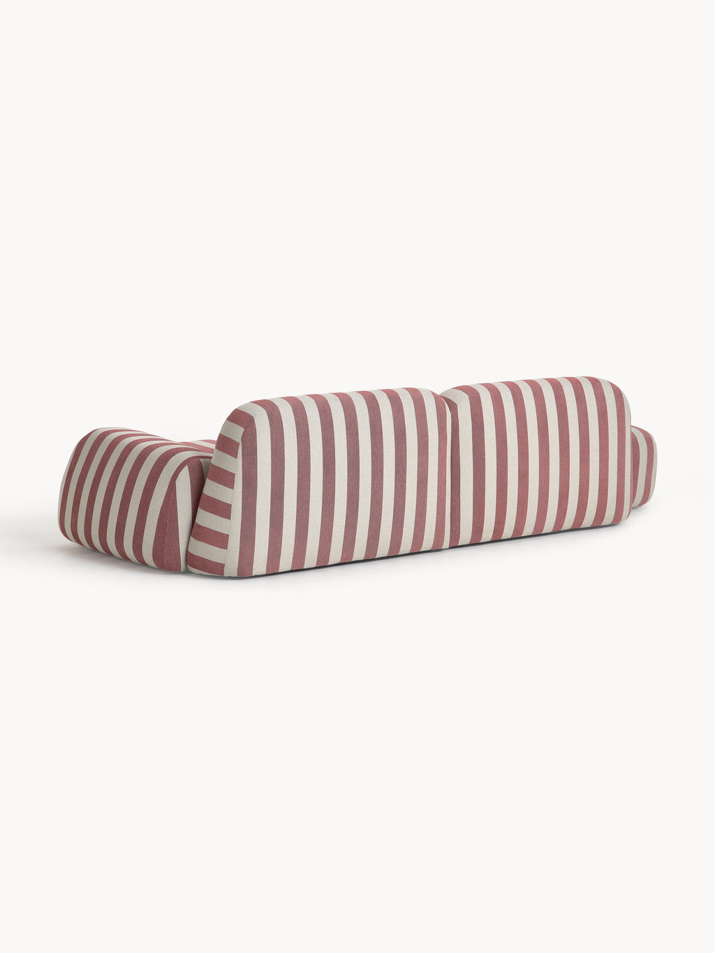 Modulare Gestreifte Chaise Wolke (3-Sitzer)