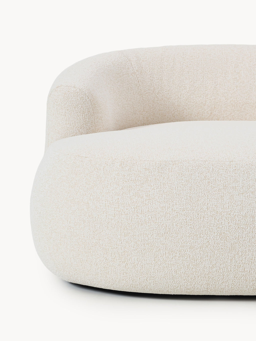Bouclé-XL-Loungesessel Sofia