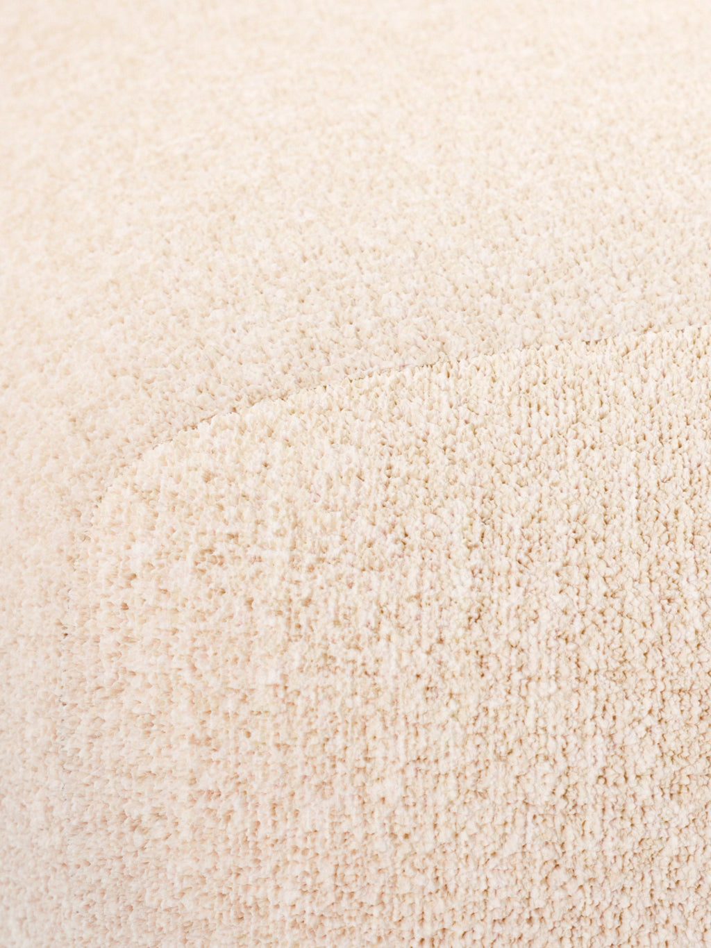 Großer Bouclé-Sofa-Hocker Wolke