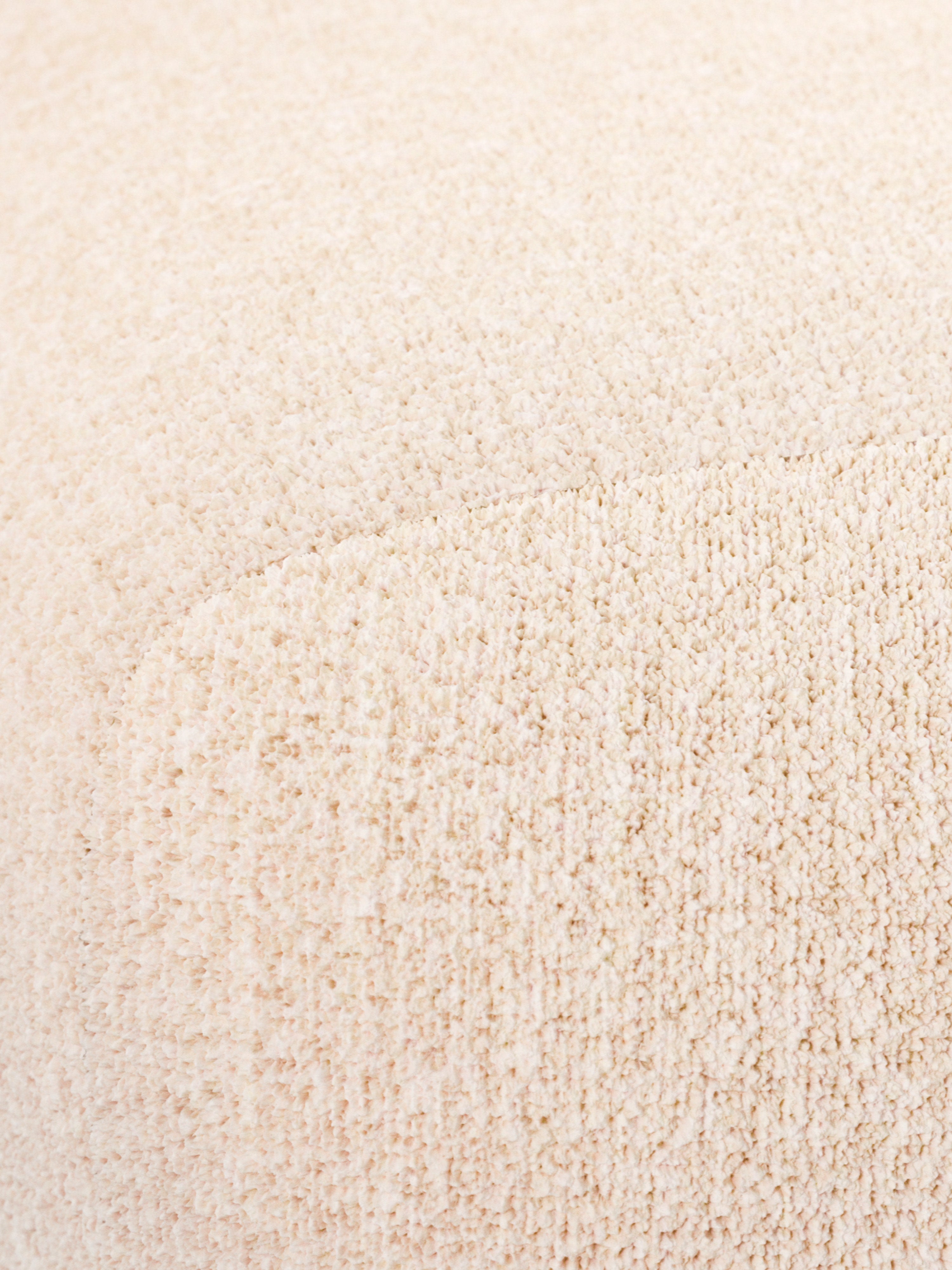 Großer Bouclé-Sofa-Hocker Wolke