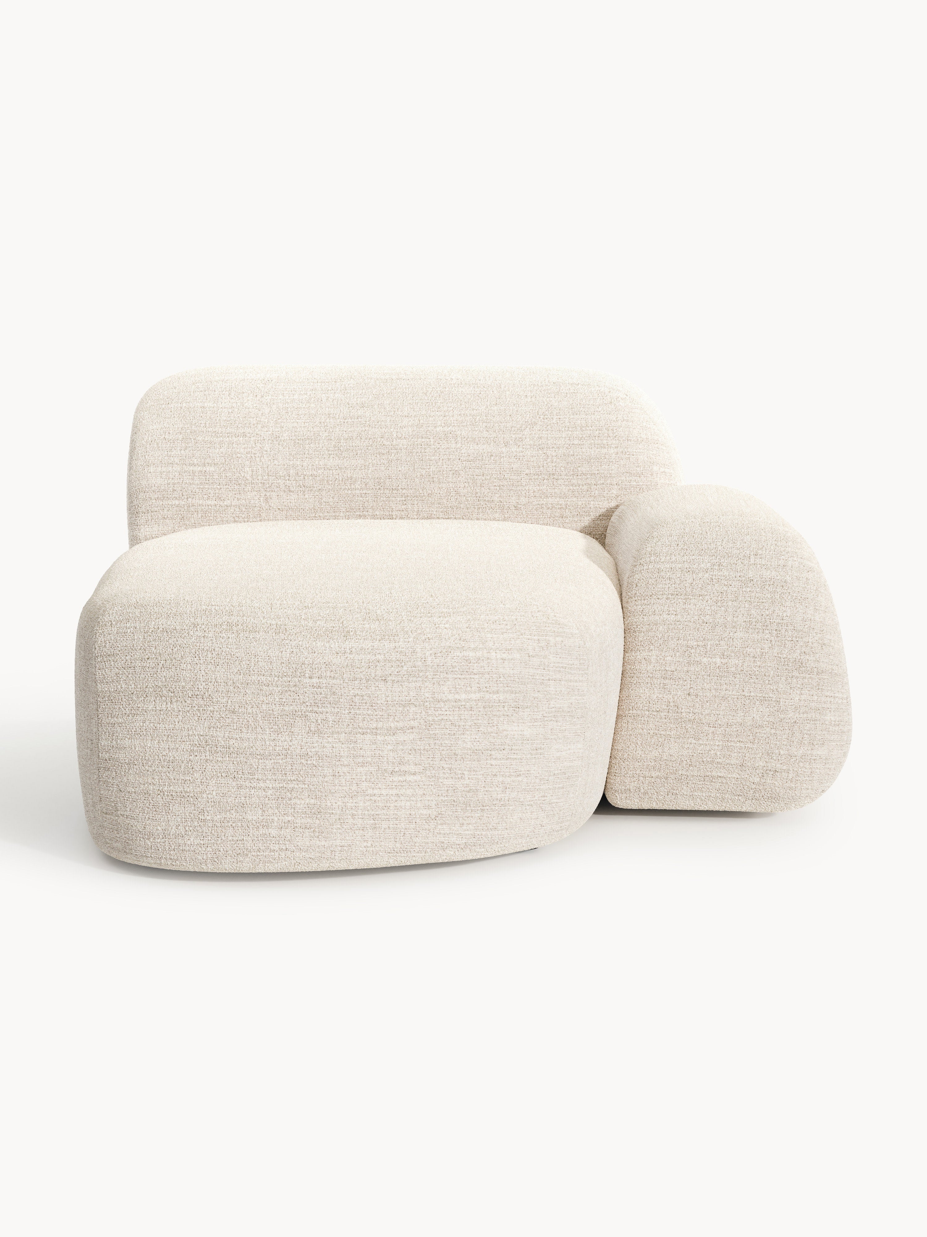 Galeriebild 1 - Bouclé-Chaise-Eckmodul Wolke