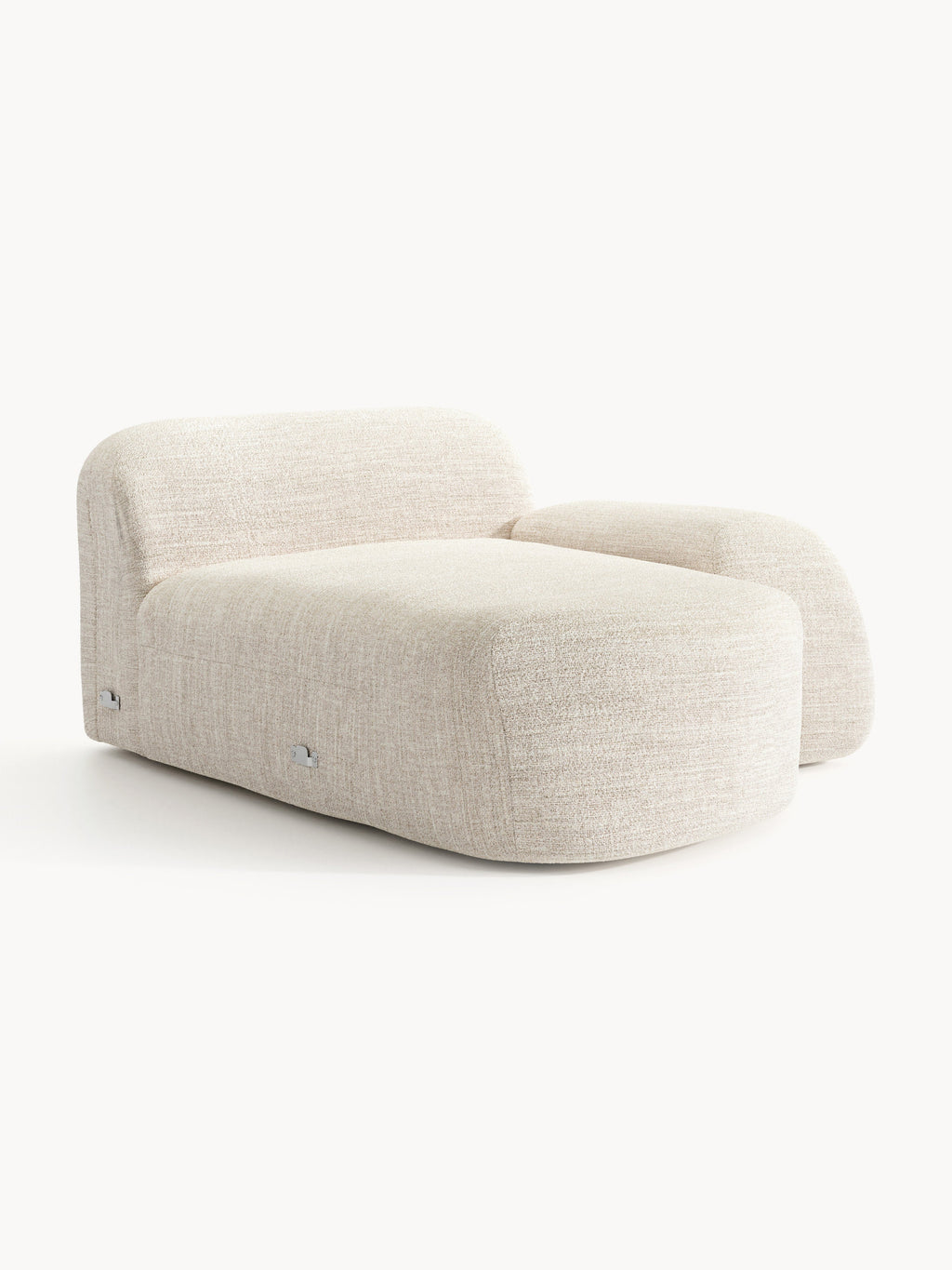 Bouclé-Chaise-Eckmodul Wolke