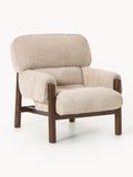 Galeriebild 1 - Teddy-Bouclé-Loungesessel Calum