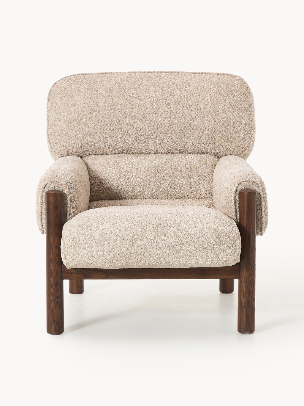 Teddy-Bouclé-Loungesessel Calum