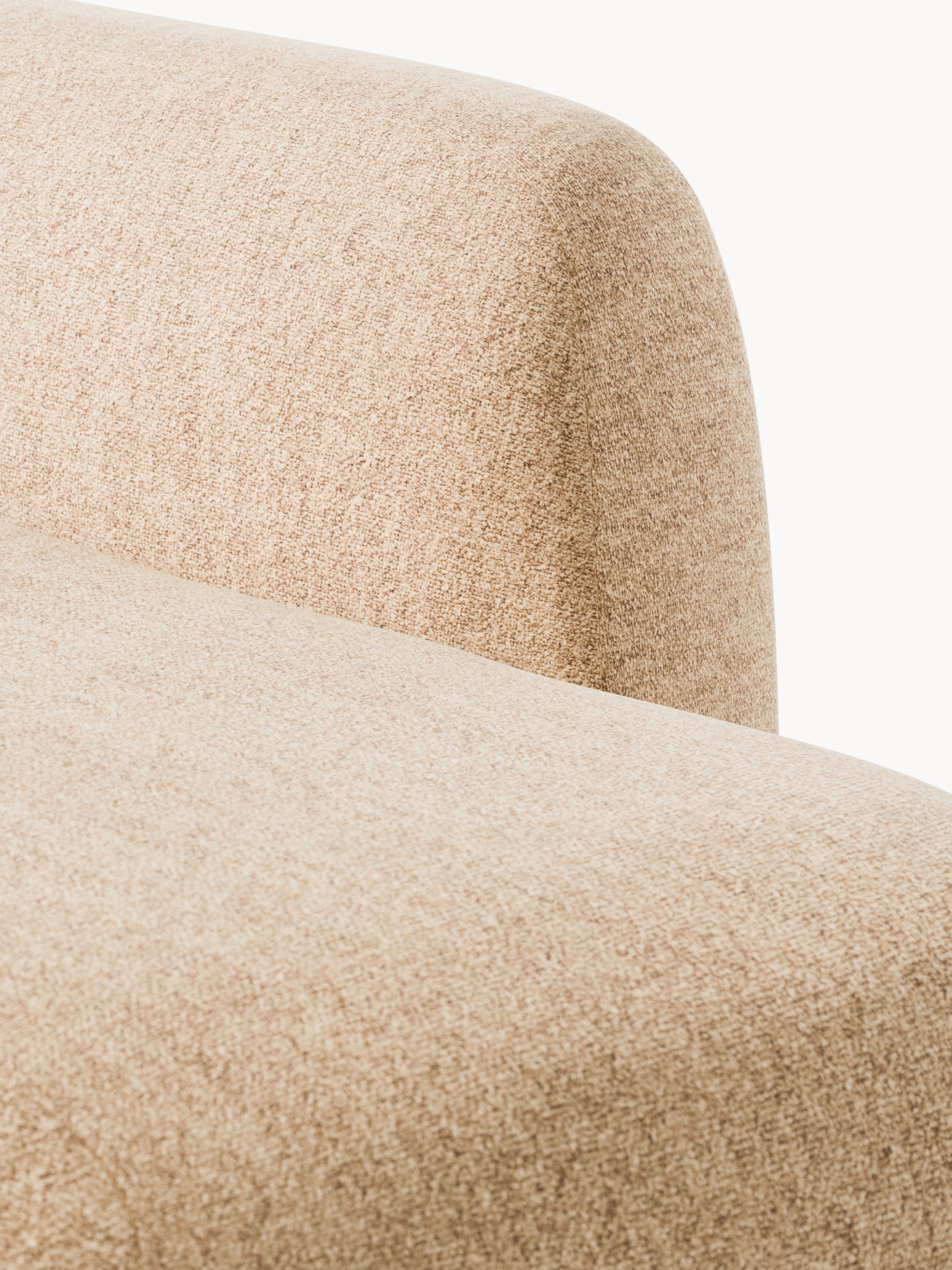 Modulares Bouclé-XL-Ecksofa Wolke mit Chaiselongue