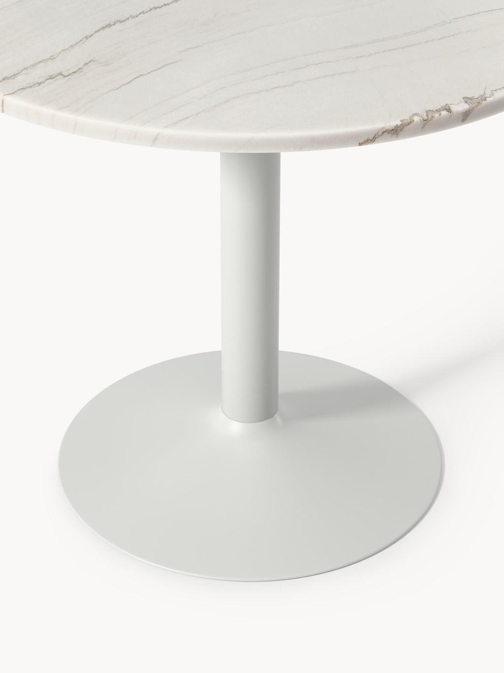 Runder Marmor-Esstisch Miley, Ø 90 cm